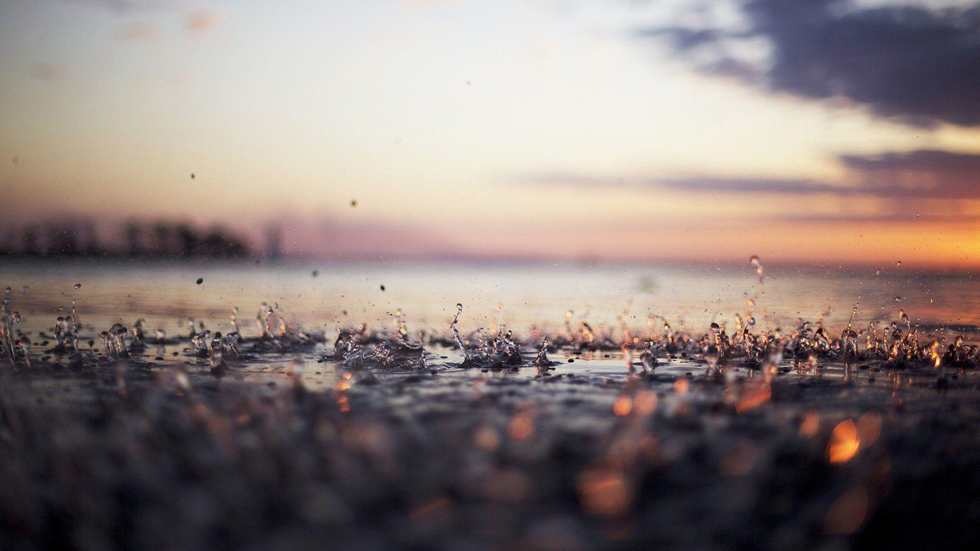 1920x1080 Photography Image17: Sunset, Photography, Rain, Macro, Nature, Sea