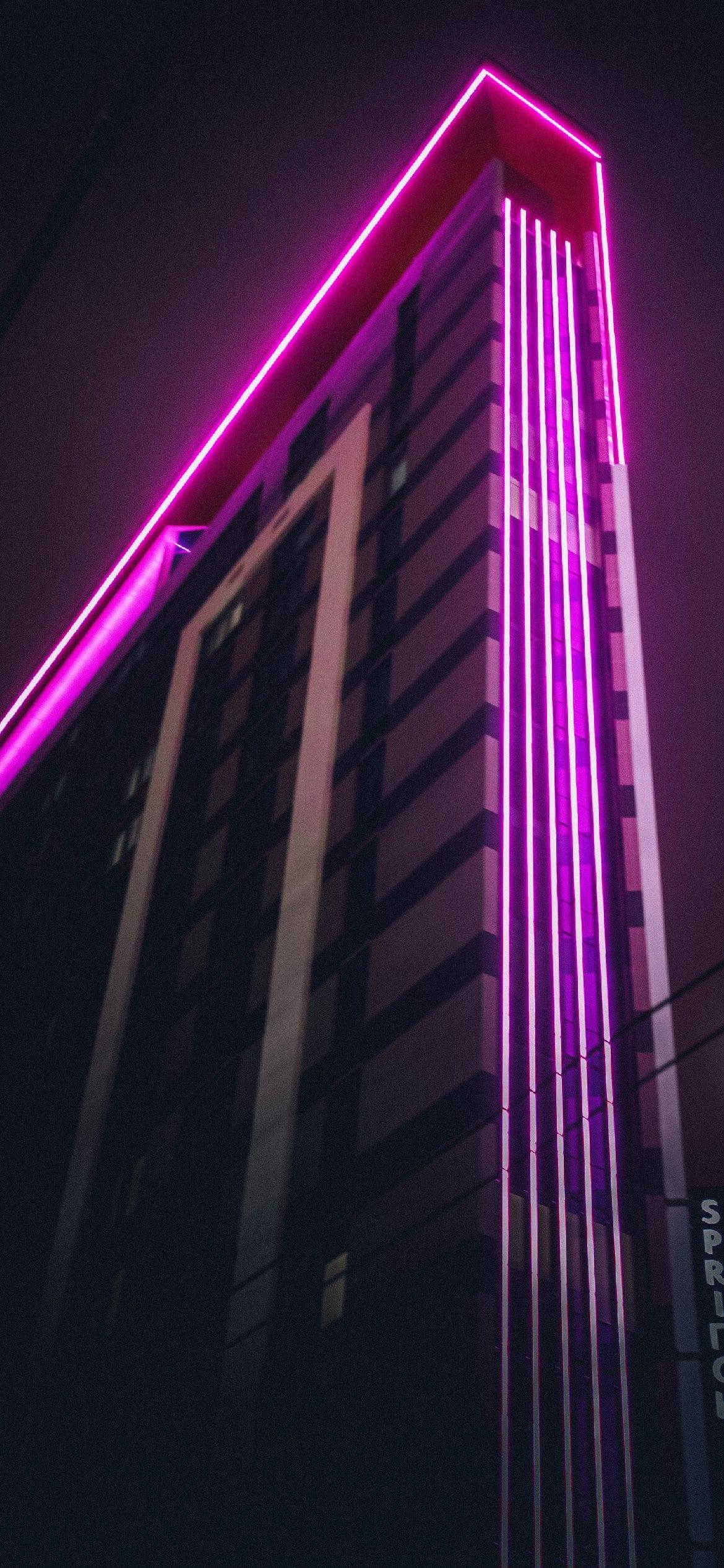 1170x2532 Free Purple Aesthetic Wallpaper Background Perfect For Your iPhone