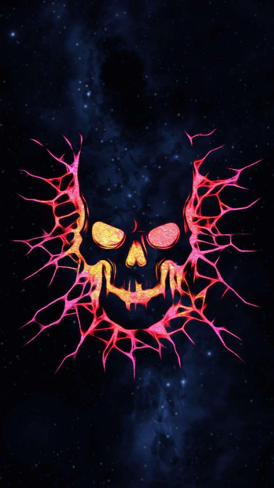 900x1600 Starry Skull Live Bomb Wallpaper 4k HD Wallpaper