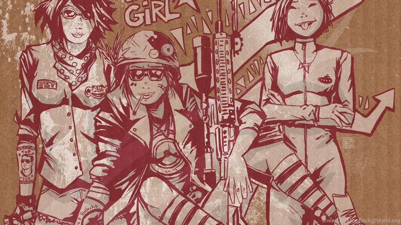 1366x768 Tank Girl Wallpaper Desktop Background