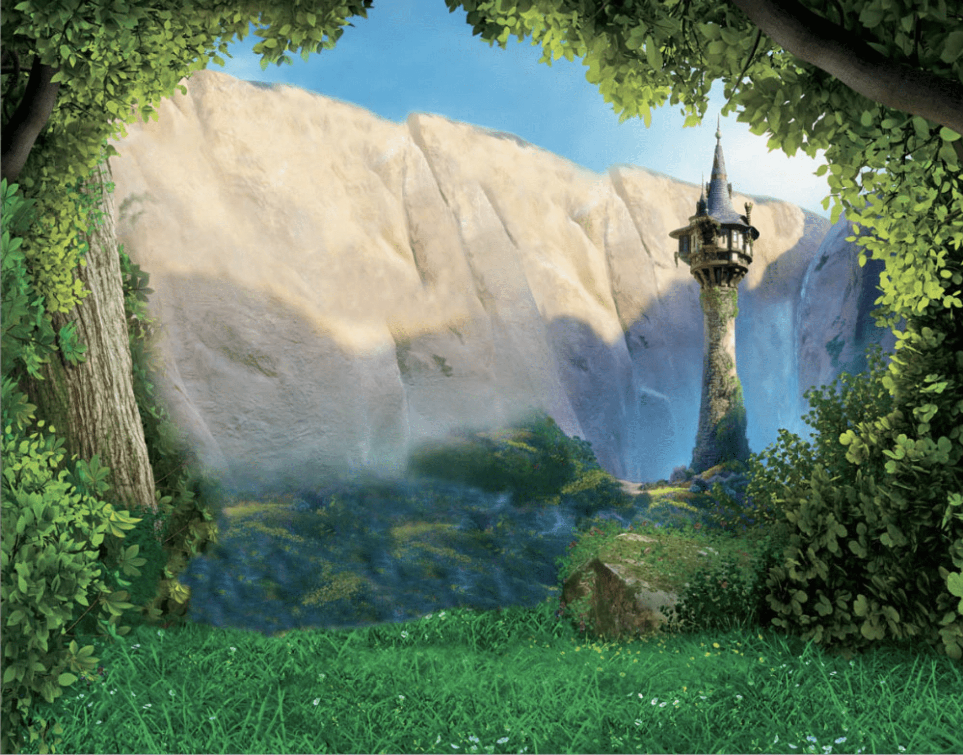1954x1532 Tangled Background. Photography studio background, Disney background, Background