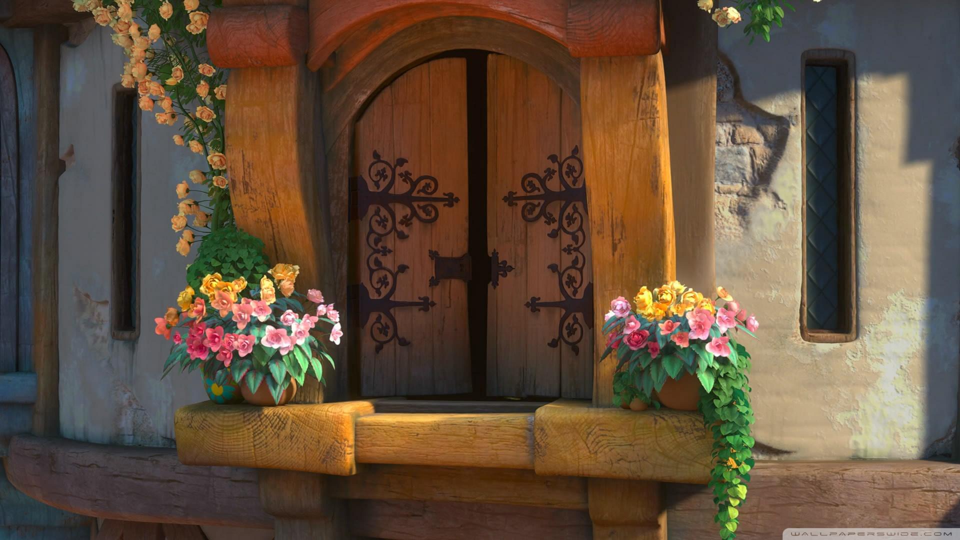 1920x1080 Download Tangled The Tower Window Wallpaper 1920x1080