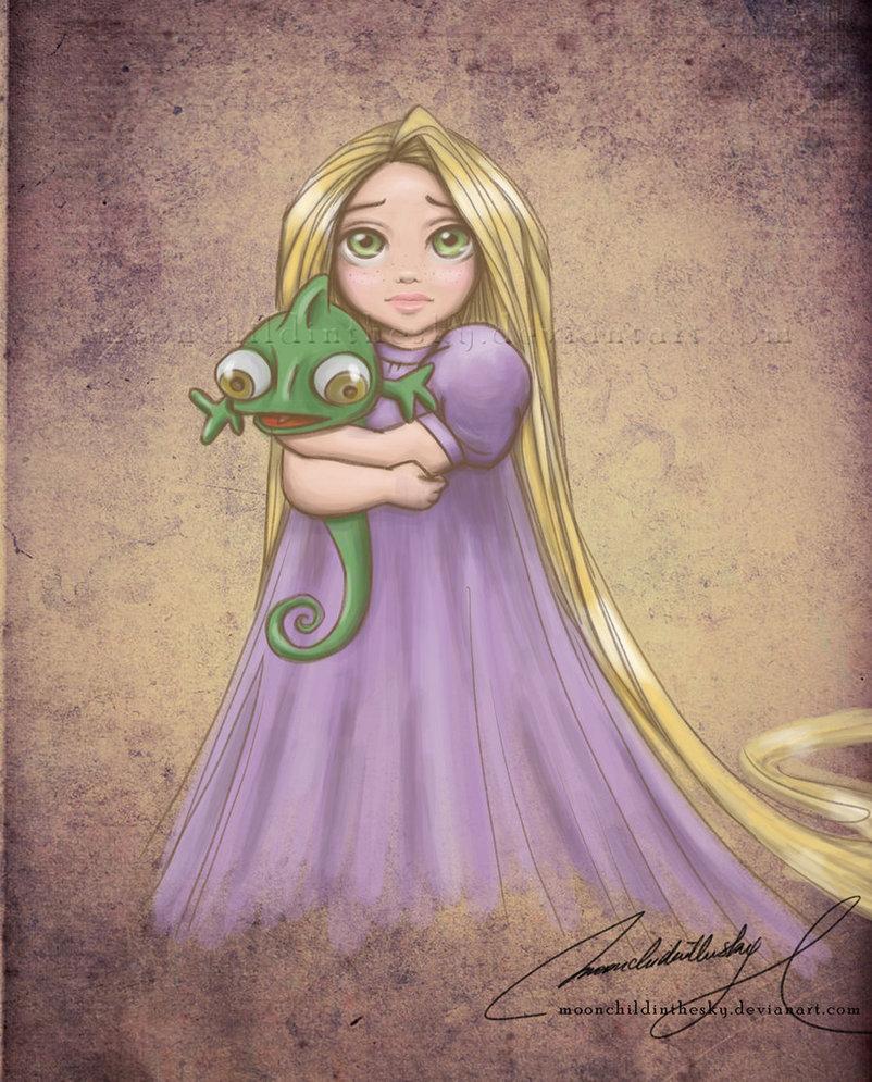 802x995 BABY RAPUNZEL fan Art