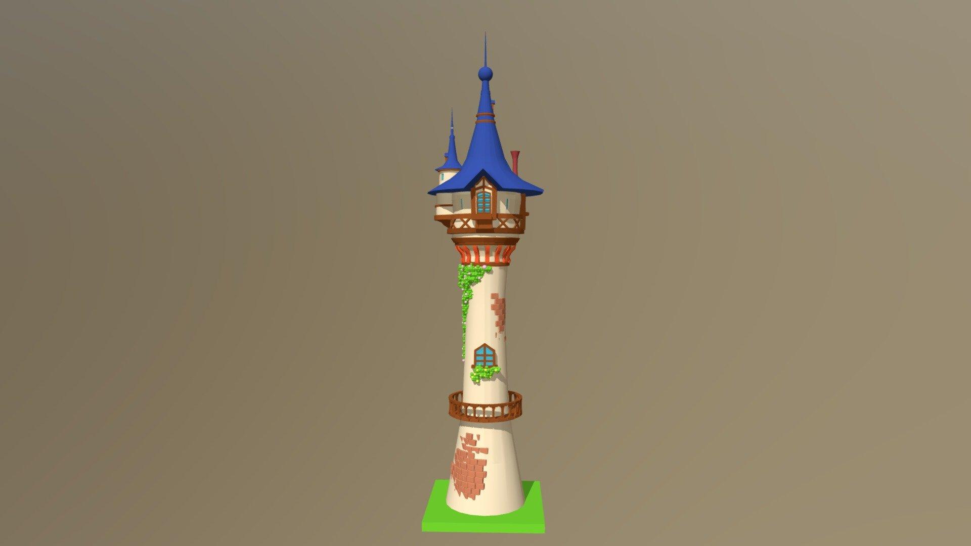 1920x1080 Rapunzel Tower Free 3D model by angieeor [0b0d41e]