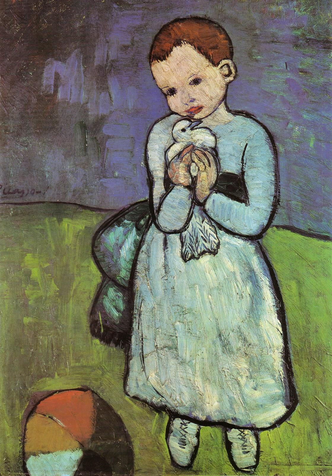 1119x1600 Picasso Child With A Dove
