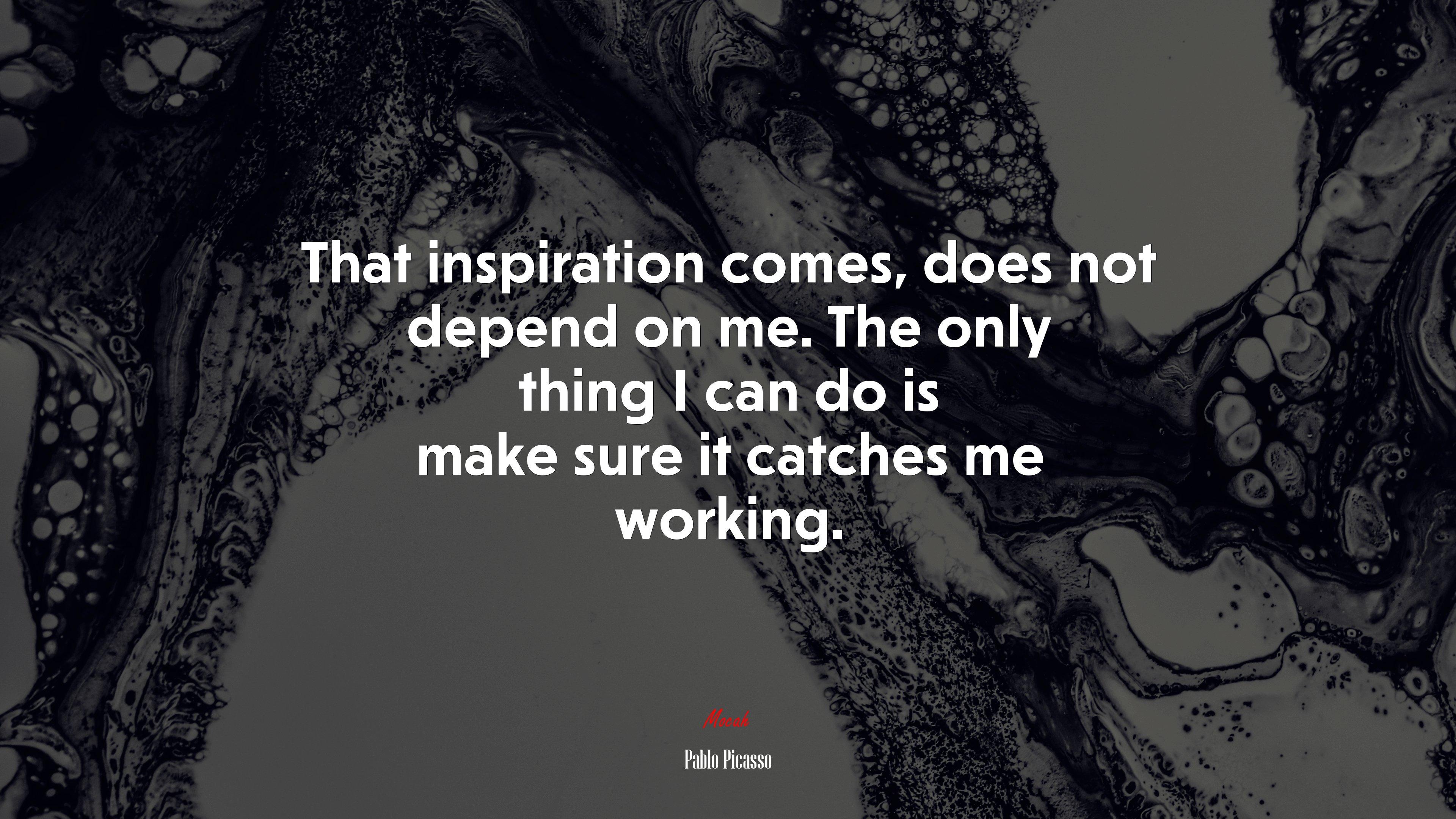 3840x2160 Pablo Picasso quote HD wallpaper, Background