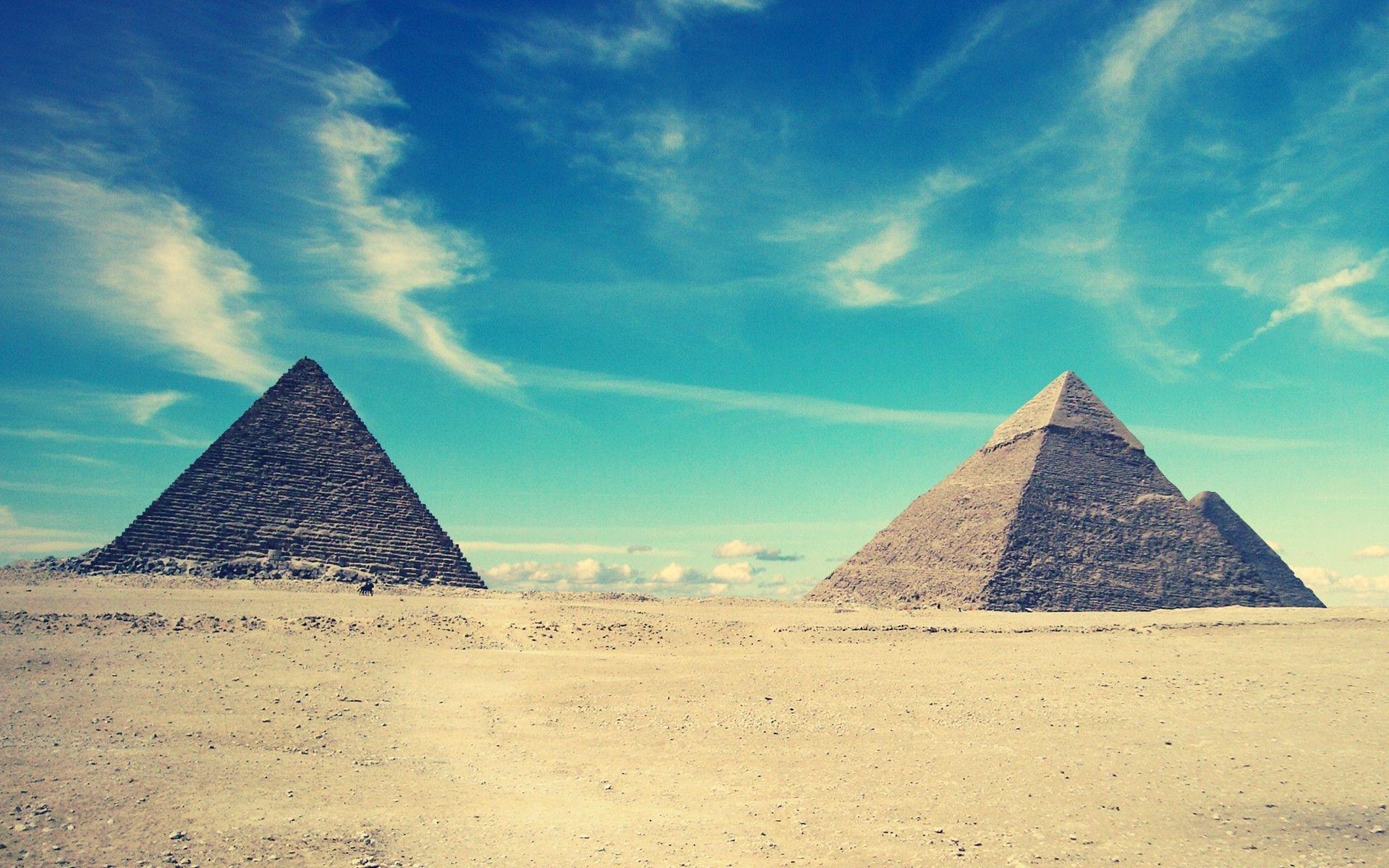 1920x1200 pyramid egypt sand clouds wallpaper and background