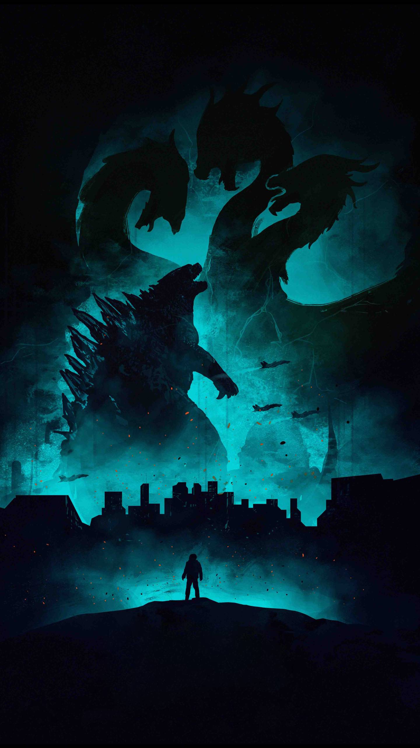 1440x2560 4K Poster Of Godzilla King of the Monsters Samsung Galaxy S S Google Pixel XL , Nexus 6P , LG G5 Wallpaper, HD Artist 4K Wallpaper, Image, Photo and Background