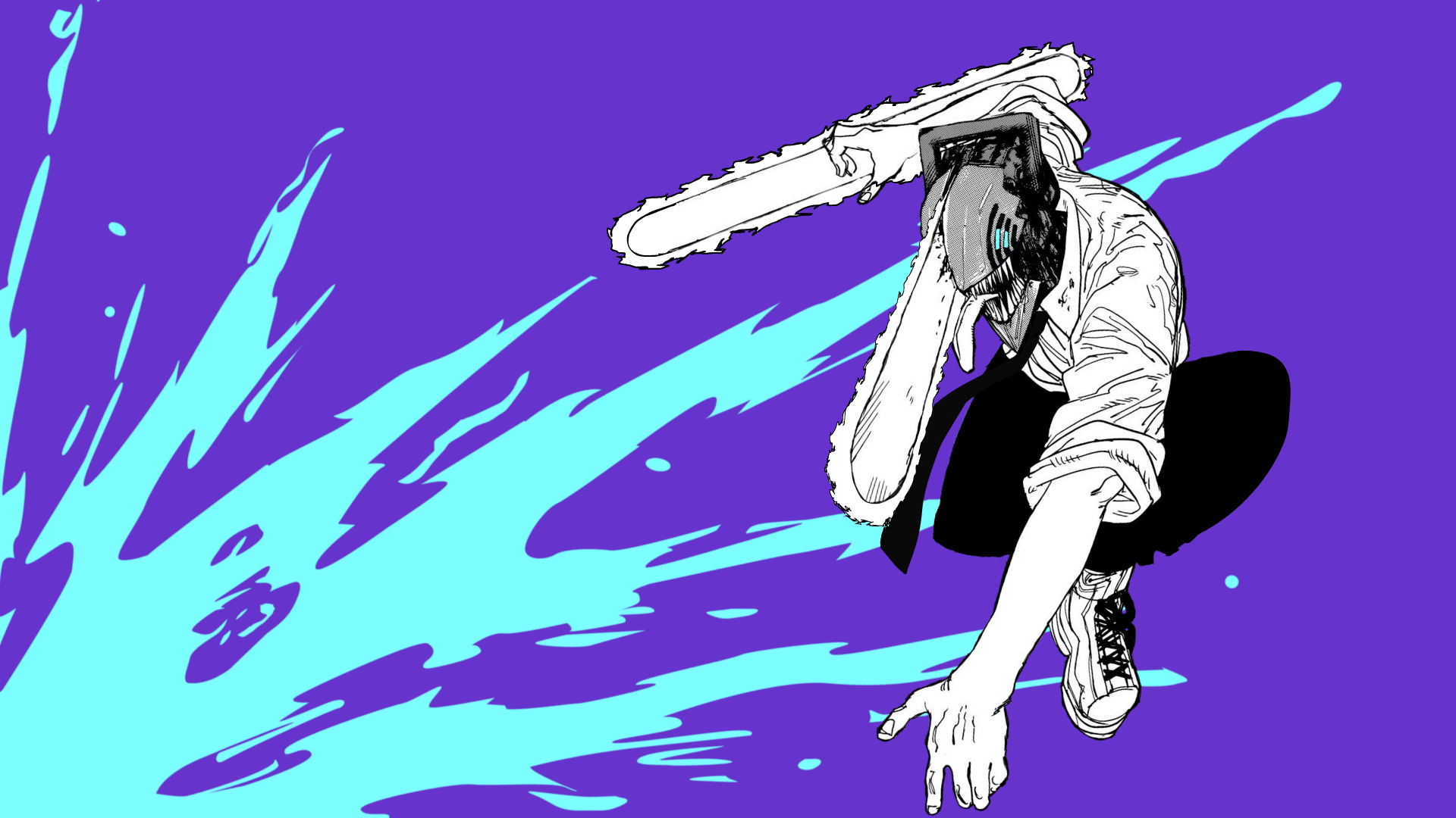 1920x1080 Made some animated desktop wallpaper because I can't wait for the anime!