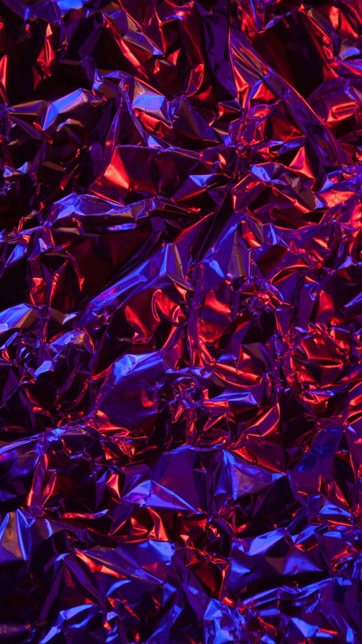 1440x2560 Download wallpaper 1440x2560 foil, gloss, crumpled, paper qhd samsung galaxy s s edge, note, lg g4 HD background