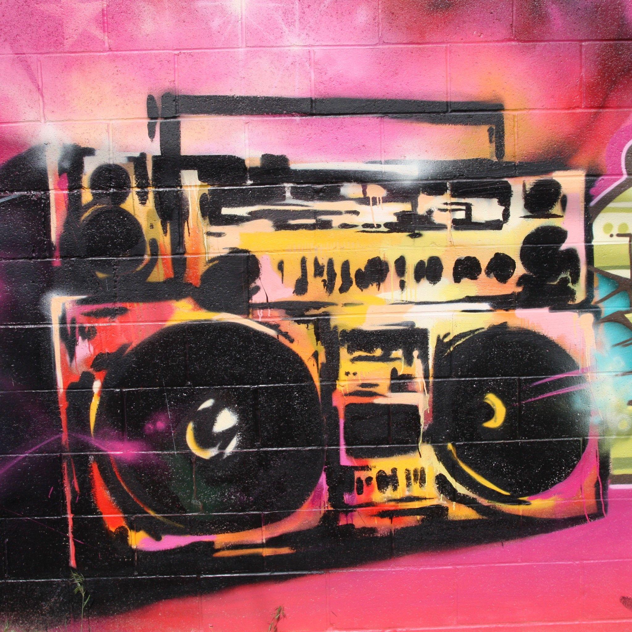 2048x2048 Graffiti Radio Old Classic Paint. Graffiti, Art, Art wallpaper