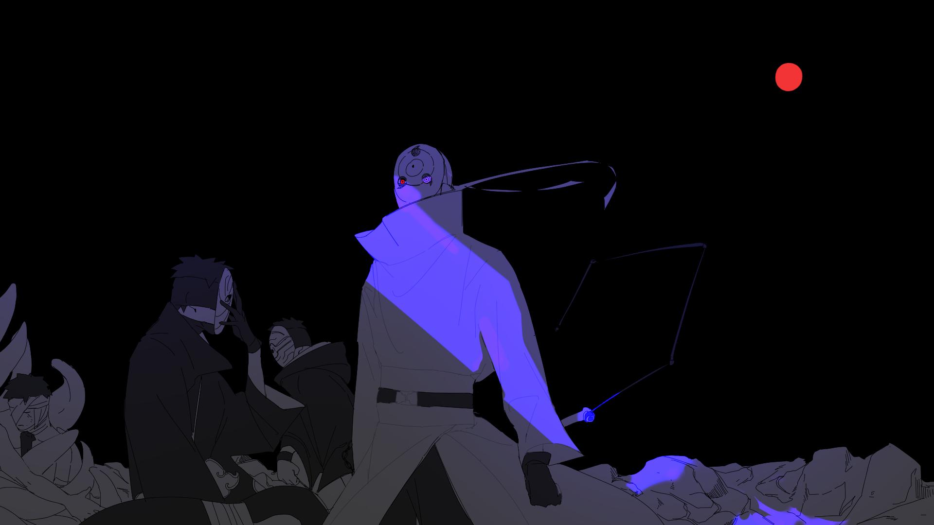 1920x1080 Dark Obito HD Wallpaper