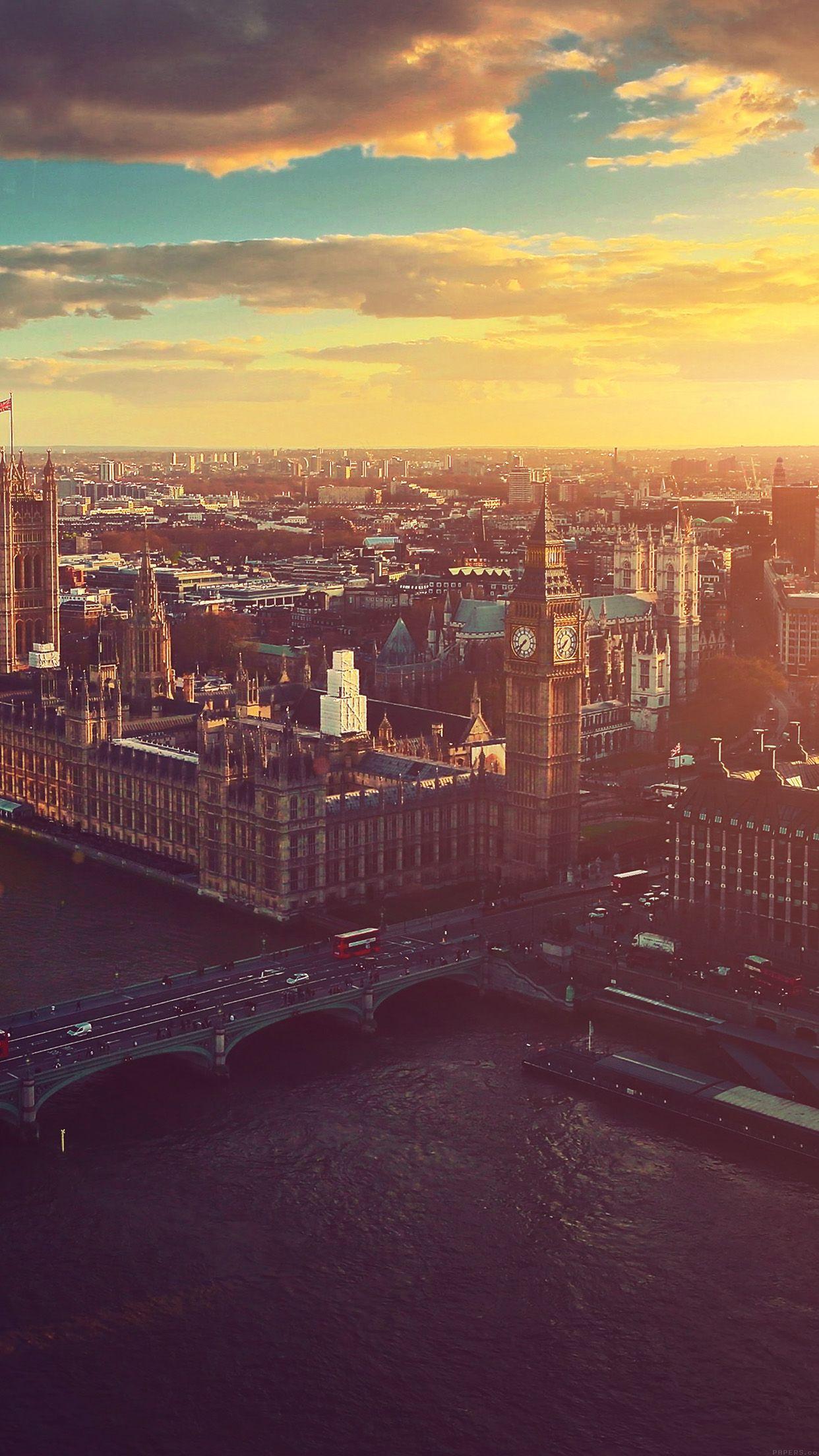 1242x2208 iPhone7 wallpaper. england skyview city