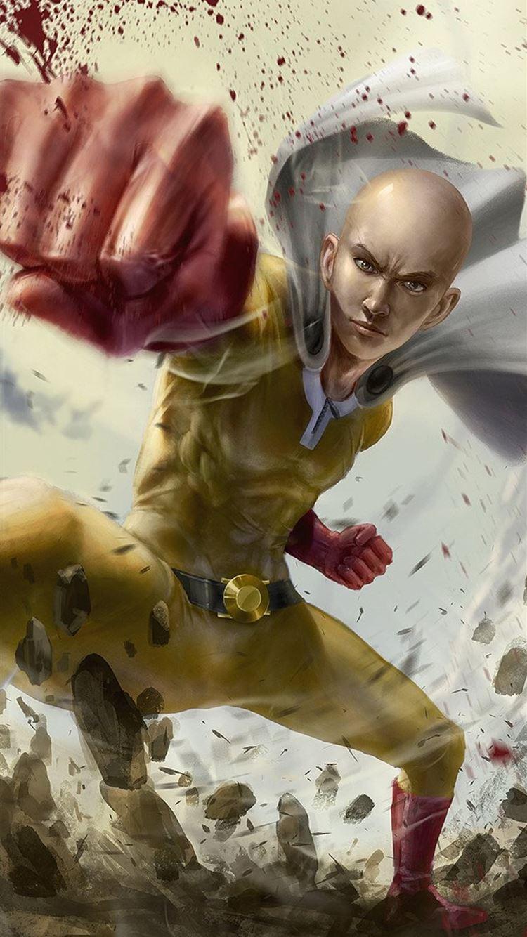 750x1334 Saitama Cool One Punch Man Resolution HD Anime 4K. iPhone Wallpaper Free Download