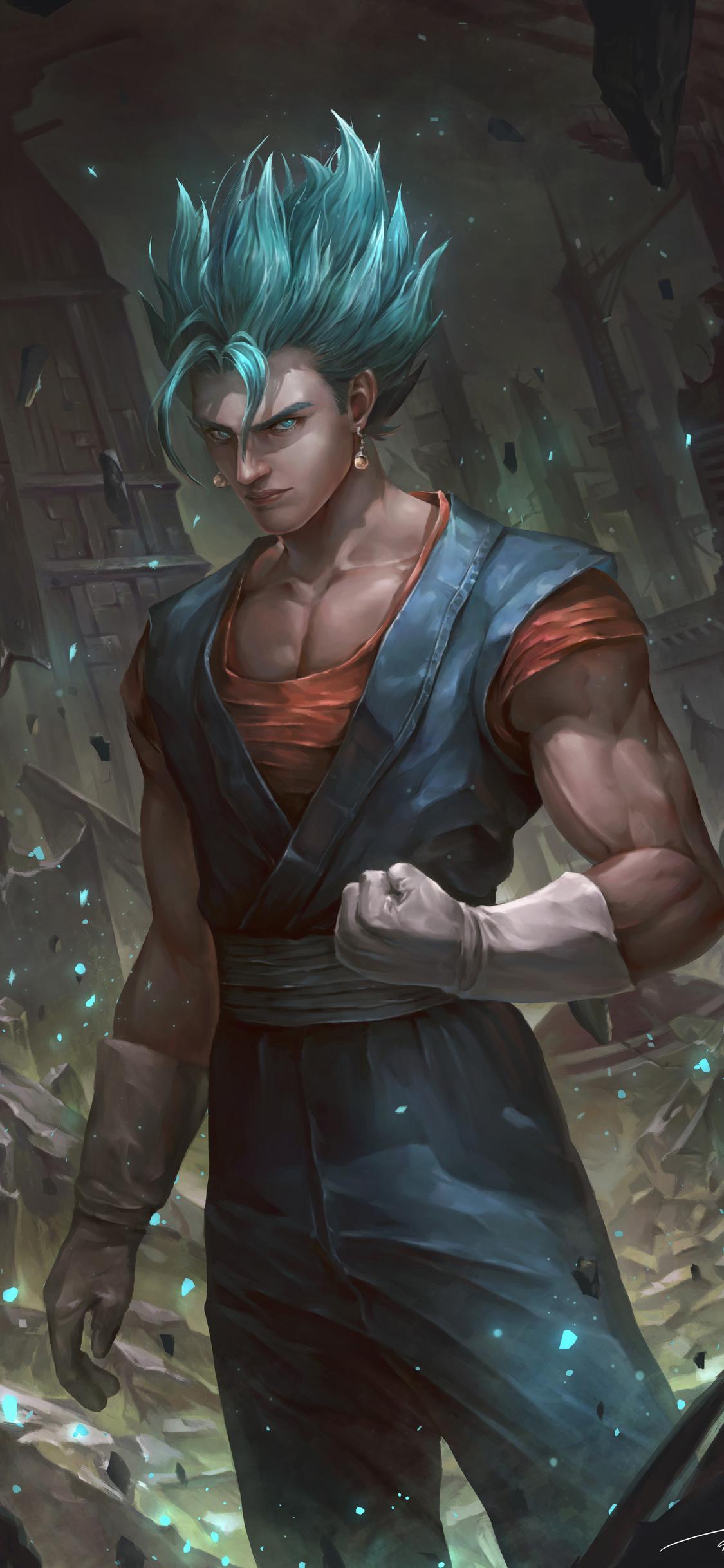 1125x2436 Vegito Artwork 4k iPhone XS, iPhone iPhone X HD 4k Wallpaper, Image, Background, Photo and Picture