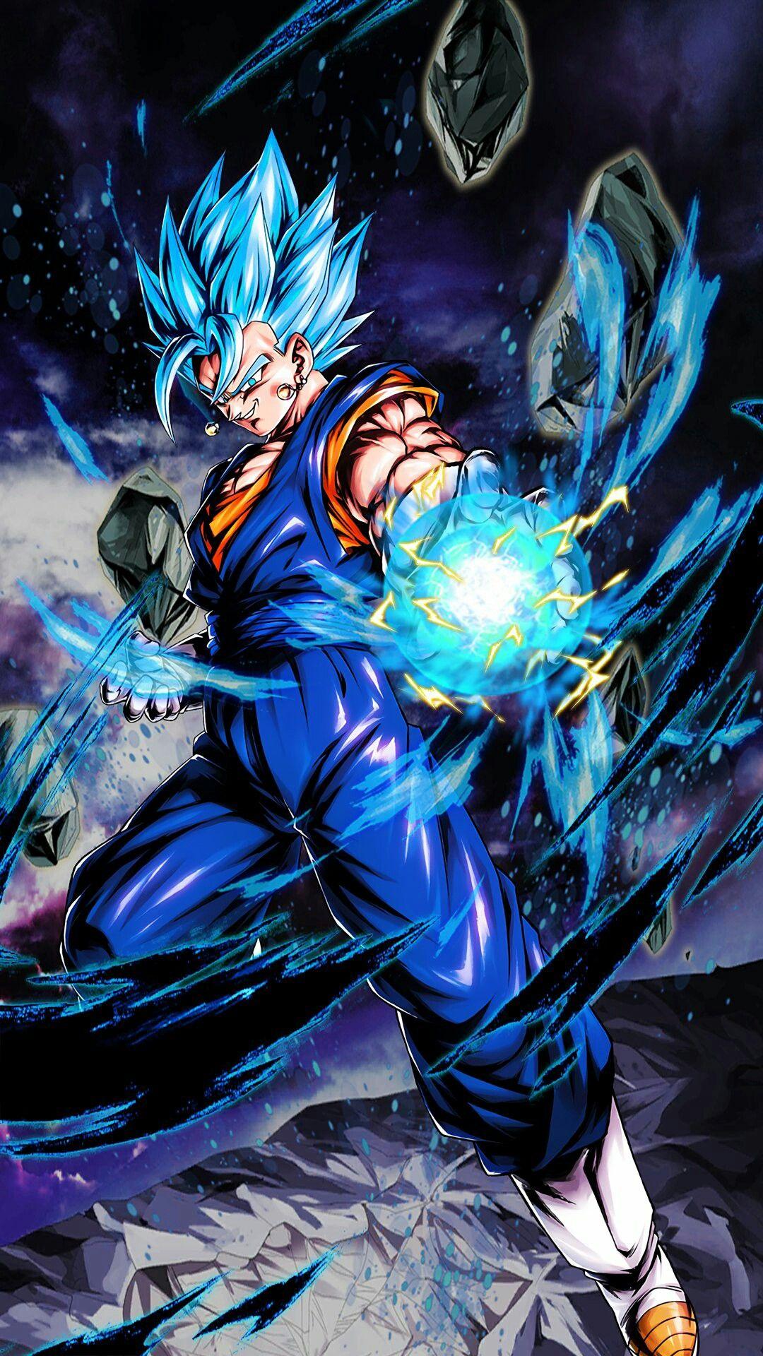 1080x1920 Vegetto ssj blue. Dragon ball art goku, Anime dragon ball super, Dragon ball art