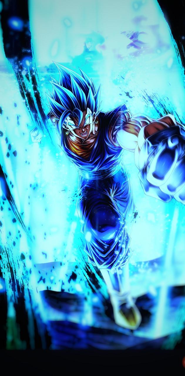 630x1280 Vegito blue wallpaper