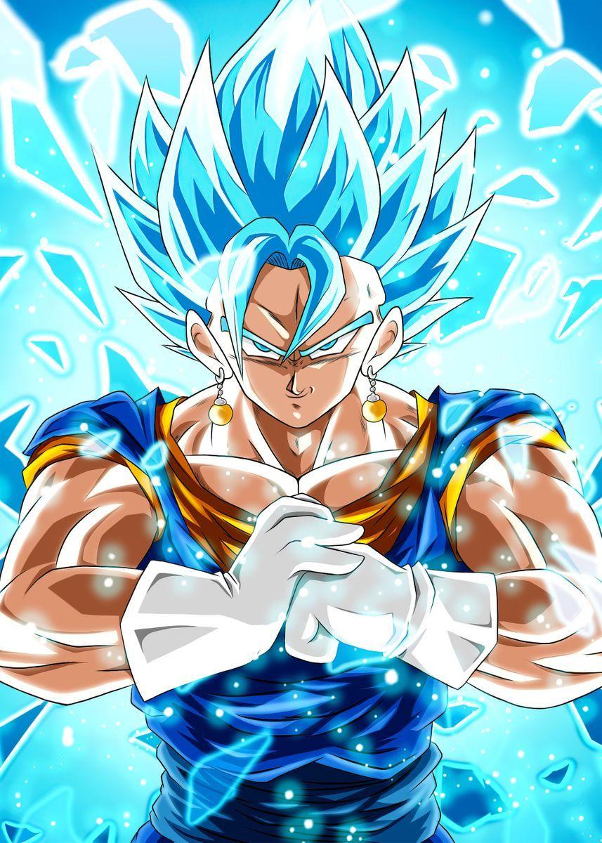 857x1200 vegito dragon ball' Poster by CharmaineMervyn. Displate. Anime dragon ball super, Dragon ball super artwork, Dragon ball art