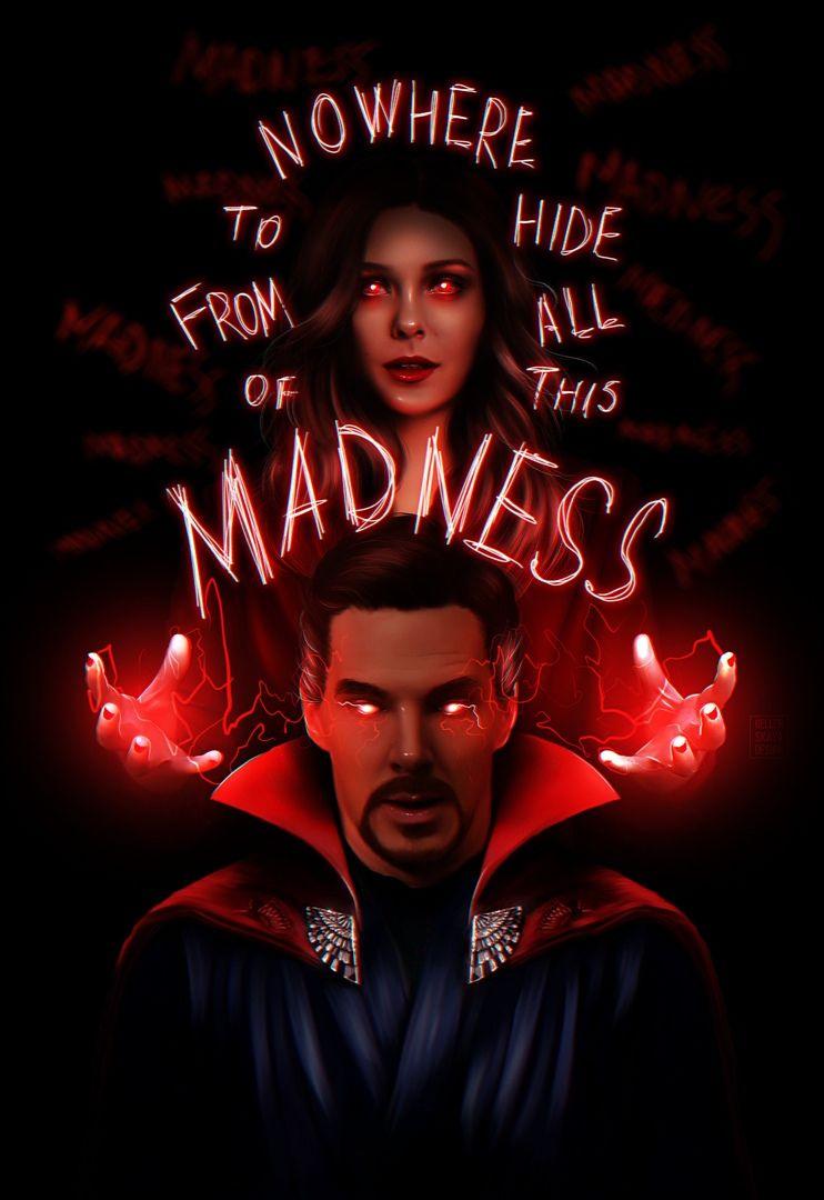 742x1080 Scarlet Witch Wallpaper