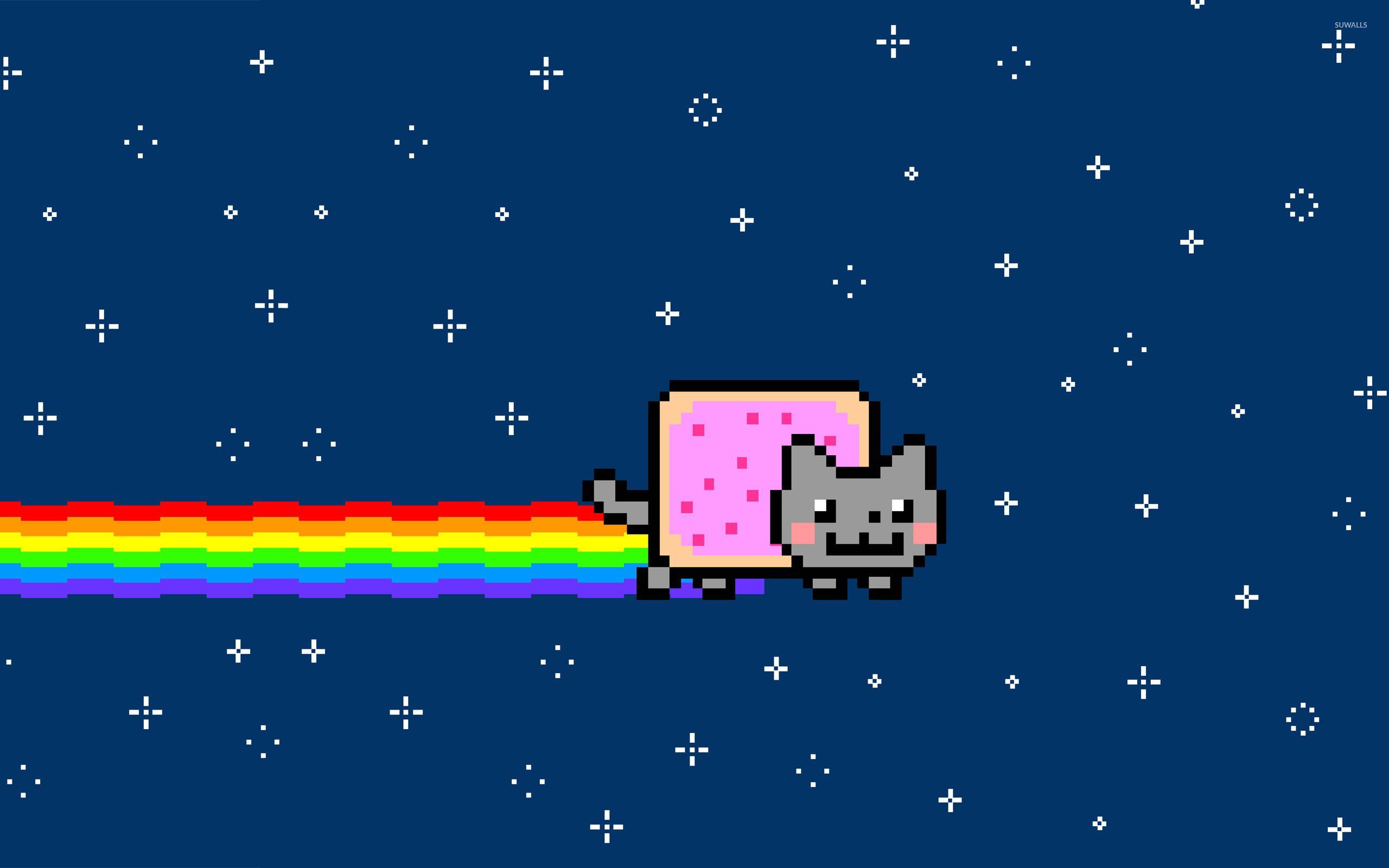 2560x1600 Poptart Cat Wallpaper