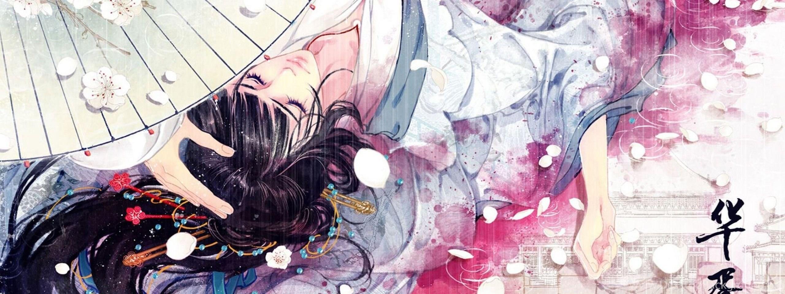 2560x960 Wallpaper Anime Full HD Geisha 2560x1440 Desktop Background