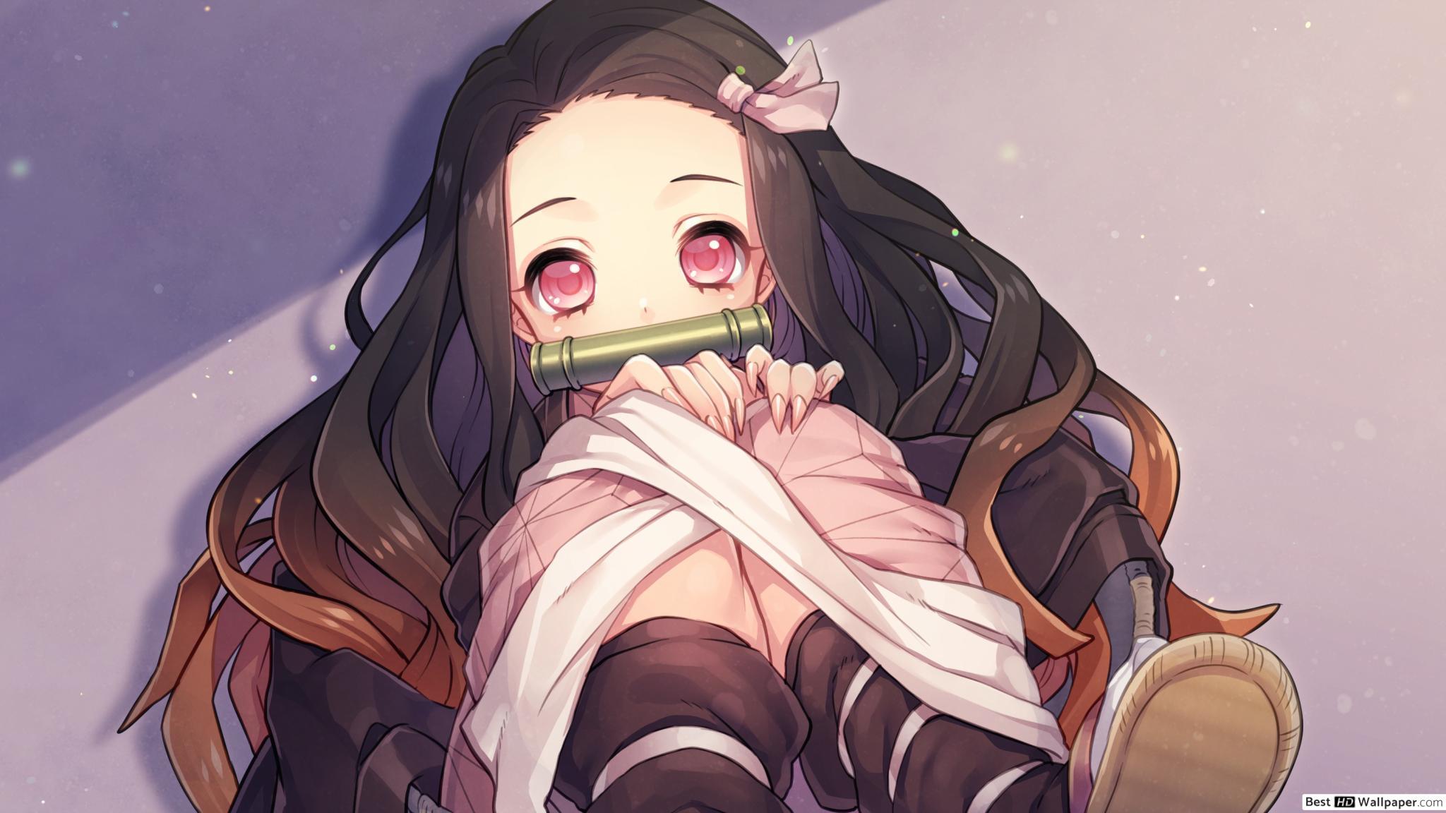 2048x1152 Kamado Nezuko HD wallpaper download