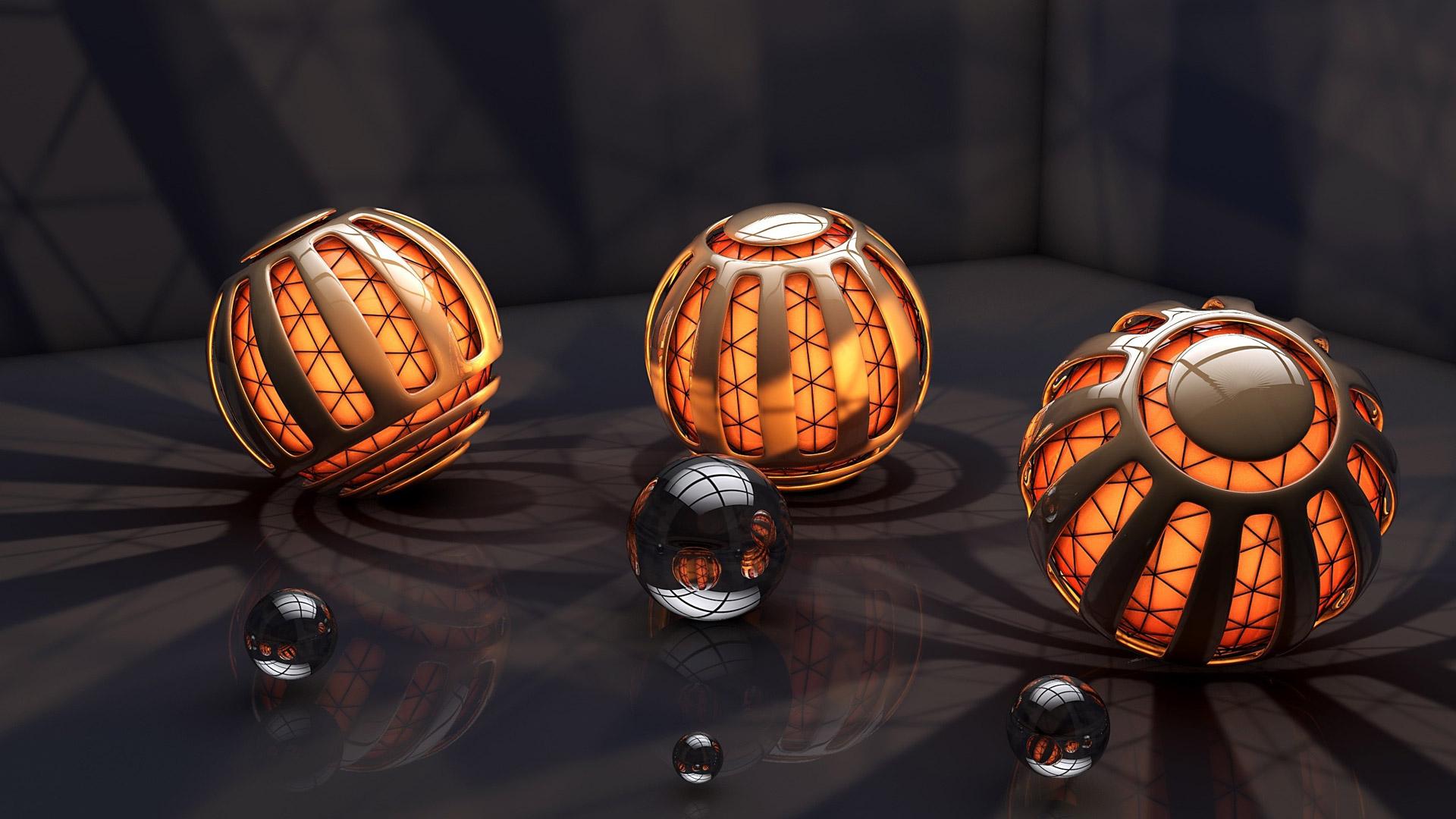 1920x1080 Free download 3D black and orange balls wallpaper55com Best Wallpaper for PCs [1920x1080] for your Desktop, Mobile & Tablet. Explore Black and Orange Wallpaper. Cool Orange Wallpaper, Orange Wallpaper