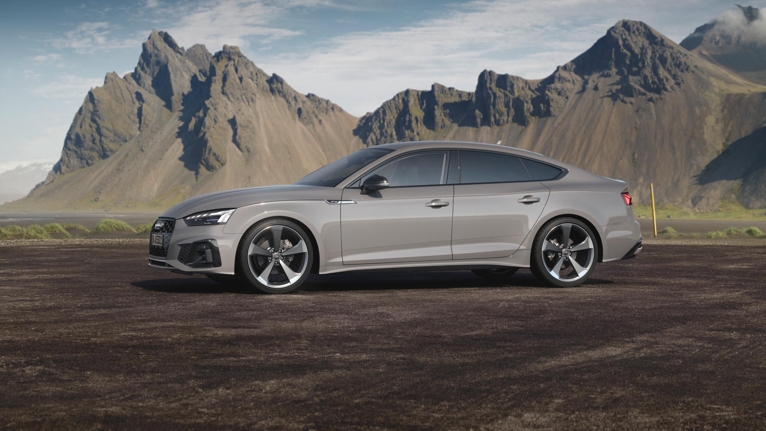 2560x1440 Audi A5 Sportback 2020. Desktop wallpaper. 2560x1440