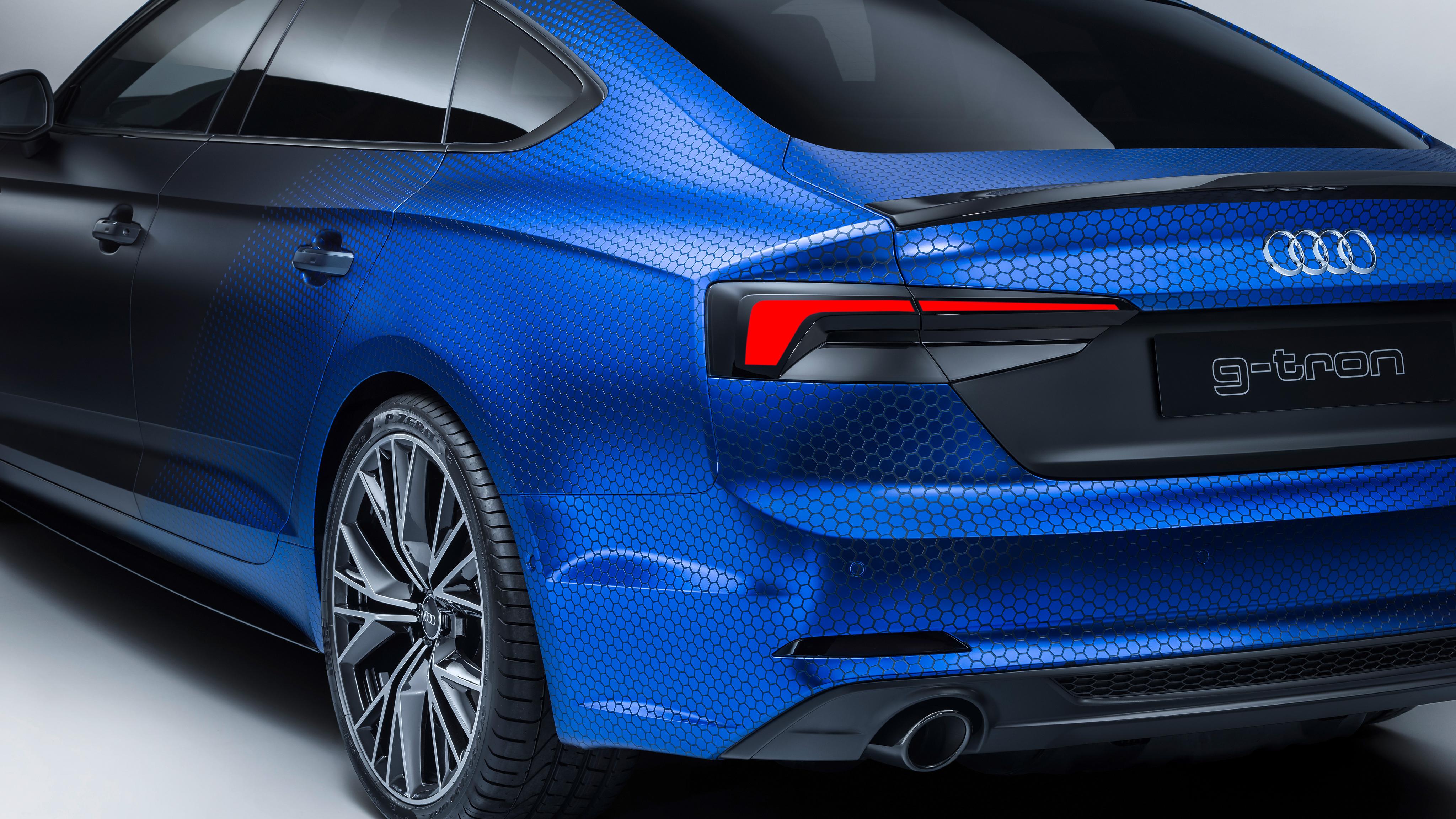 4096x2304 Audi A5 Sportback Azul HD Wallpaper