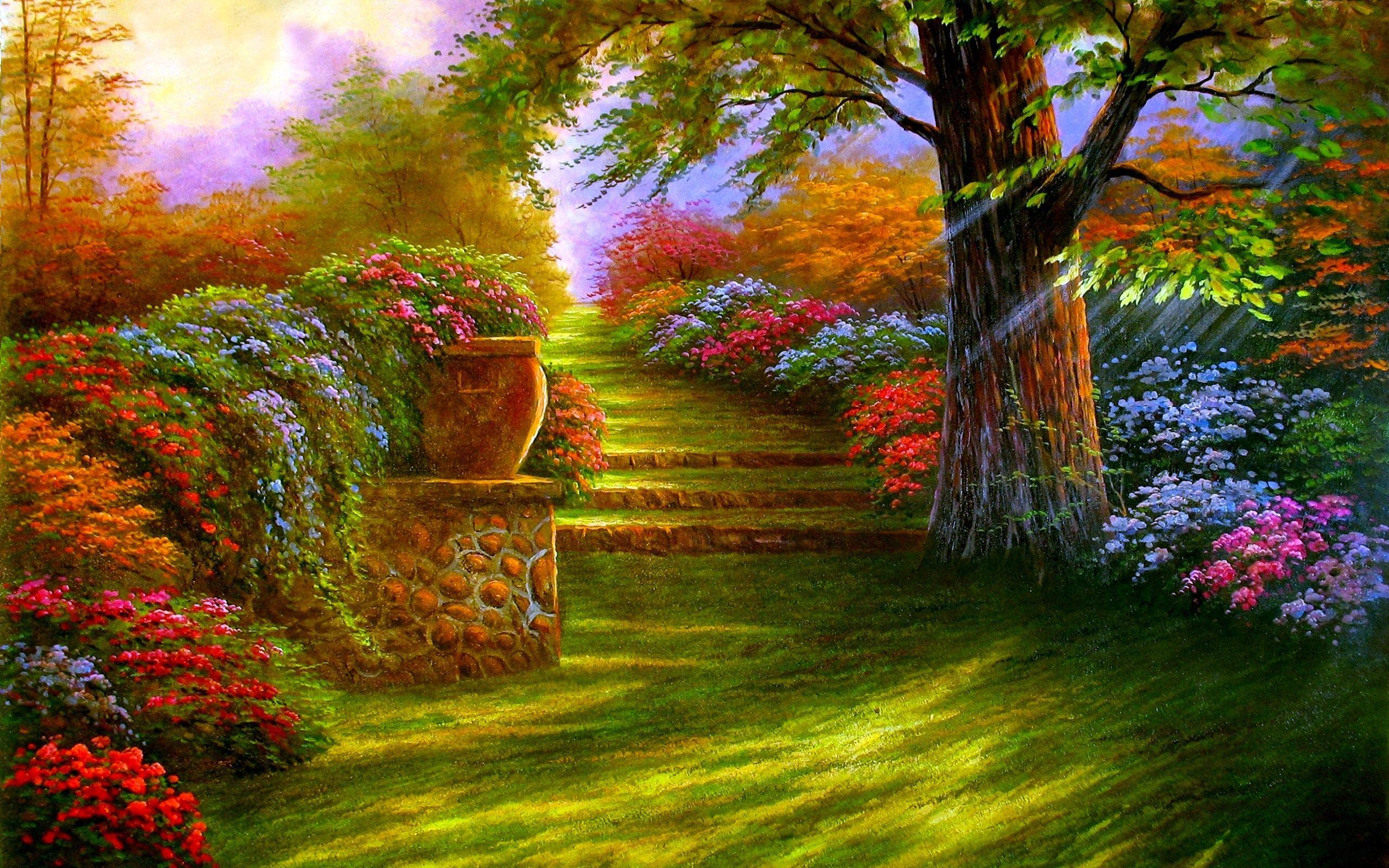 2560x1600 Beautiful gardens