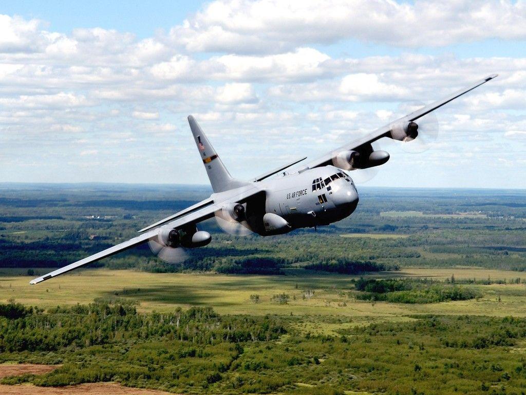 1024x768 C 130 Hercules Transport Plane. Bomber Plane, Aircraft, Air Force Wallpaper