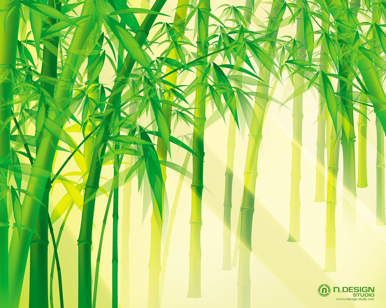 1280x1024 Bamboo scene Windows 7 Abstract Desktop Wallpaper. Abstract