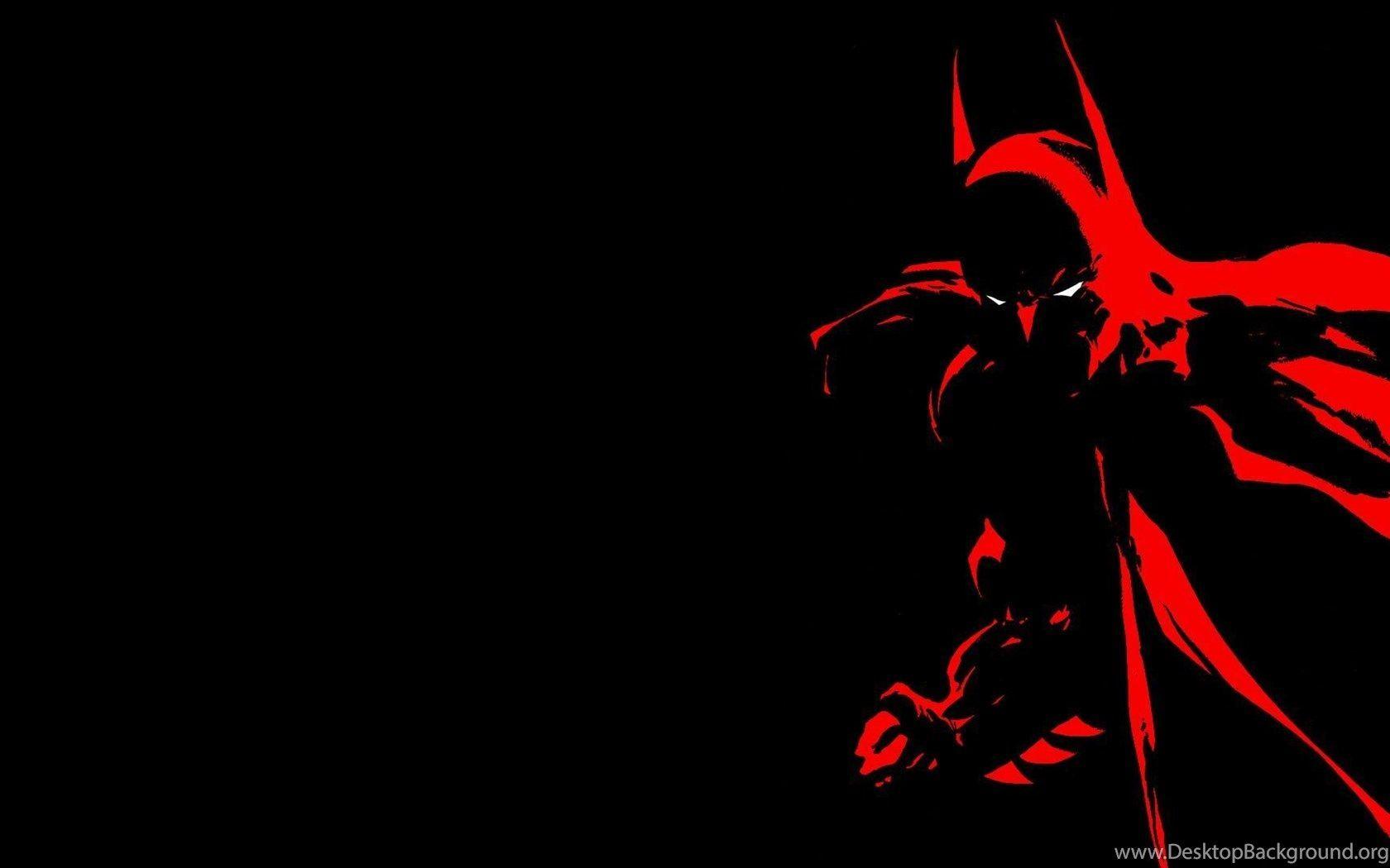 1680x1050 Red Batman DC 4K Art Wallpaper
