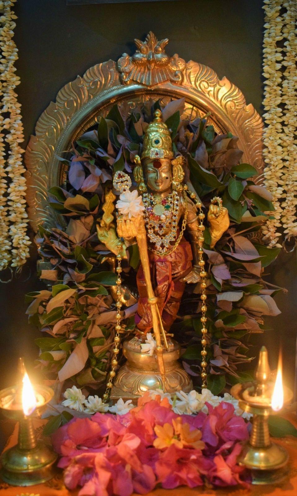 958x1600 lord murugan wallpaper, shrine, tradition, ritual, place of worship, temple, worship, ceremony, altar, statue, blessing