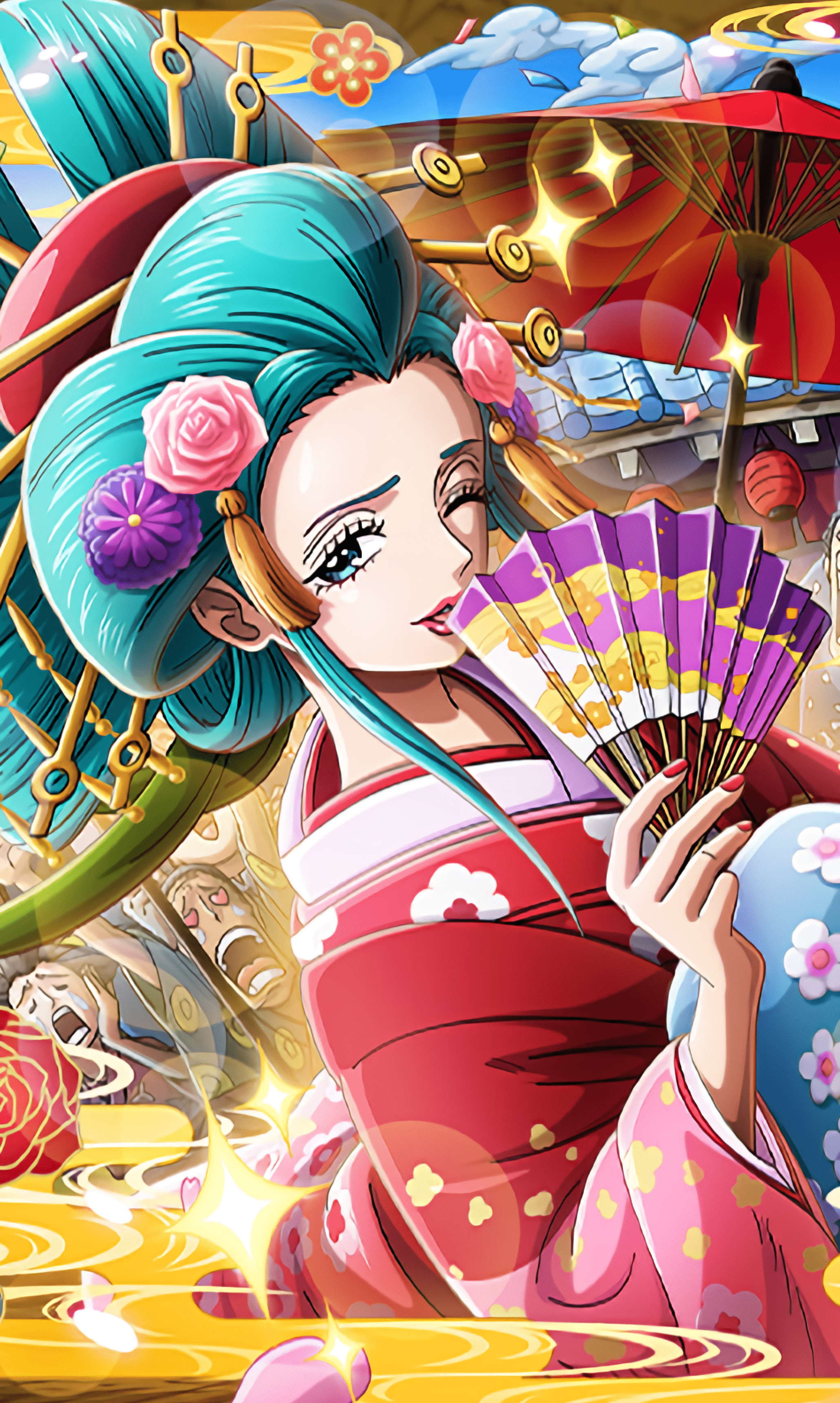 2060x3440 O Nami And Komuraski 4k Phone Wallpaper: OnePieceTC