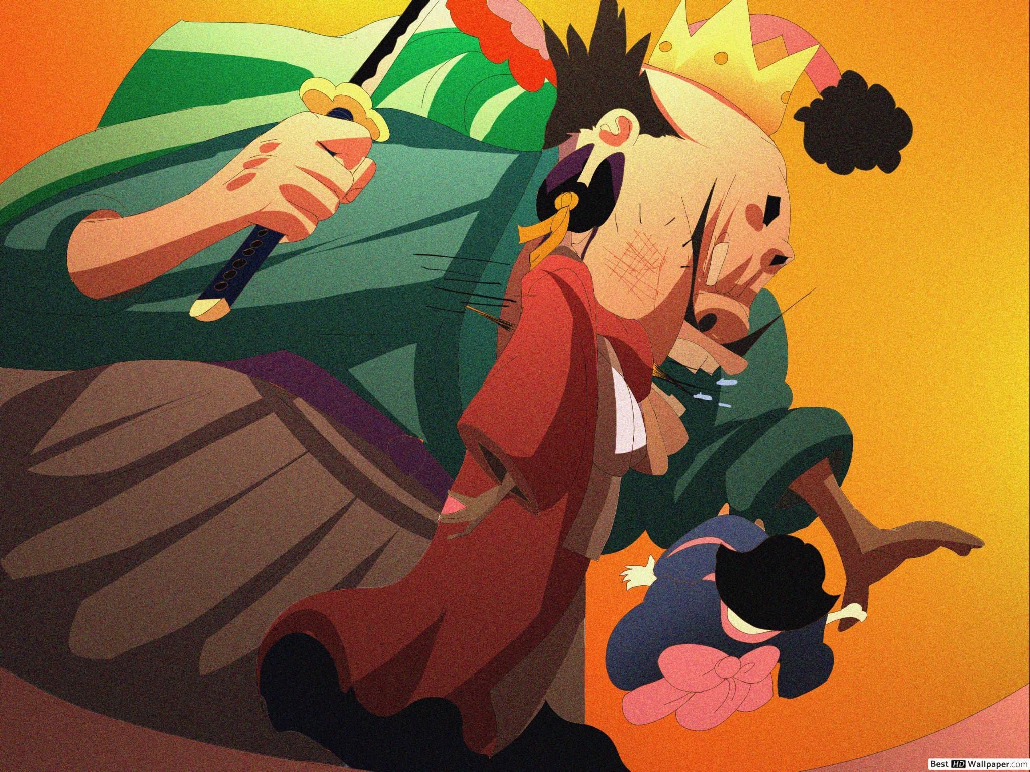 2048x1536 One Piece & Shogun Orochi Kurozumi HD wallpaper download