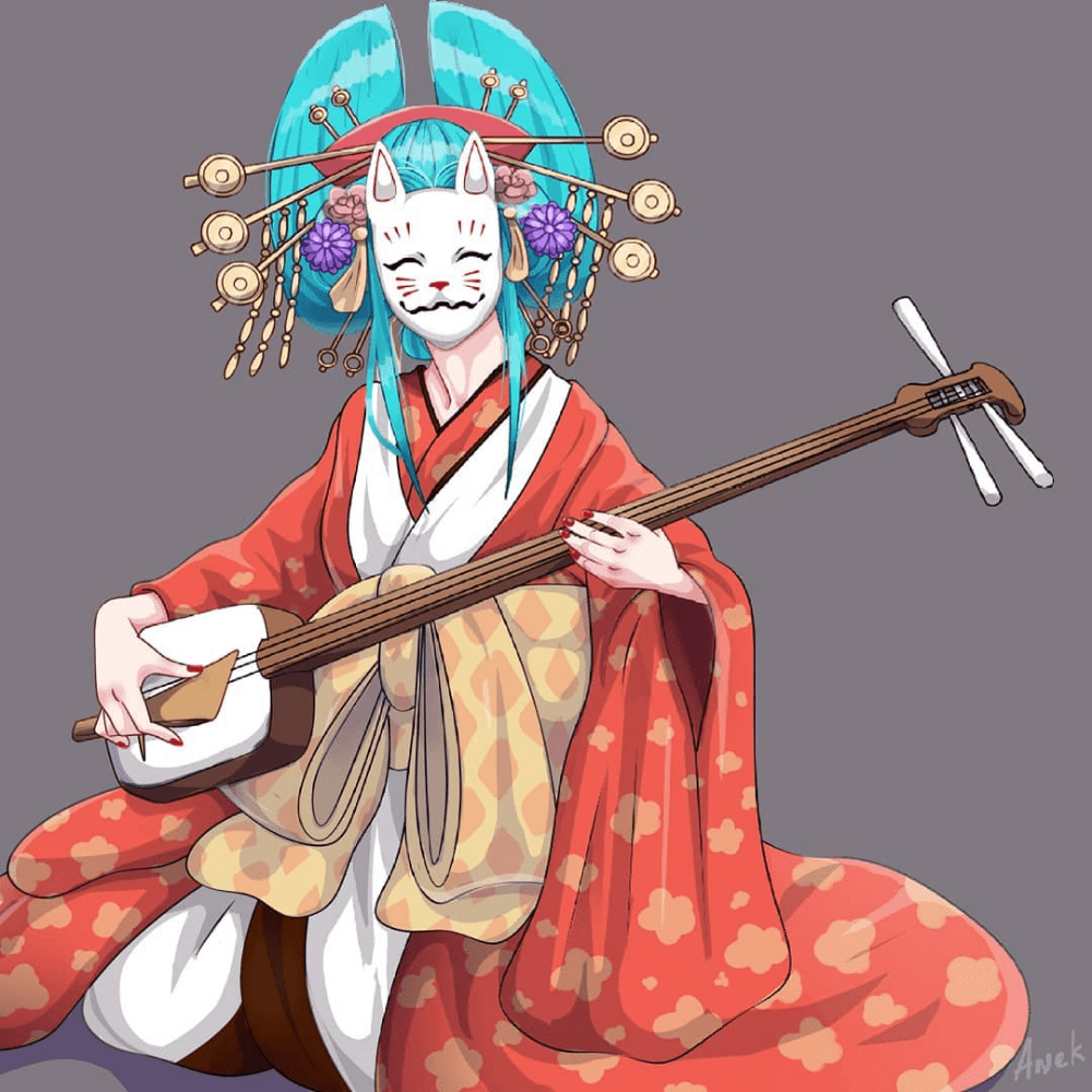 1000x1000 Oiran Komurasaki One Piece. One piece image, Anime, One piece world