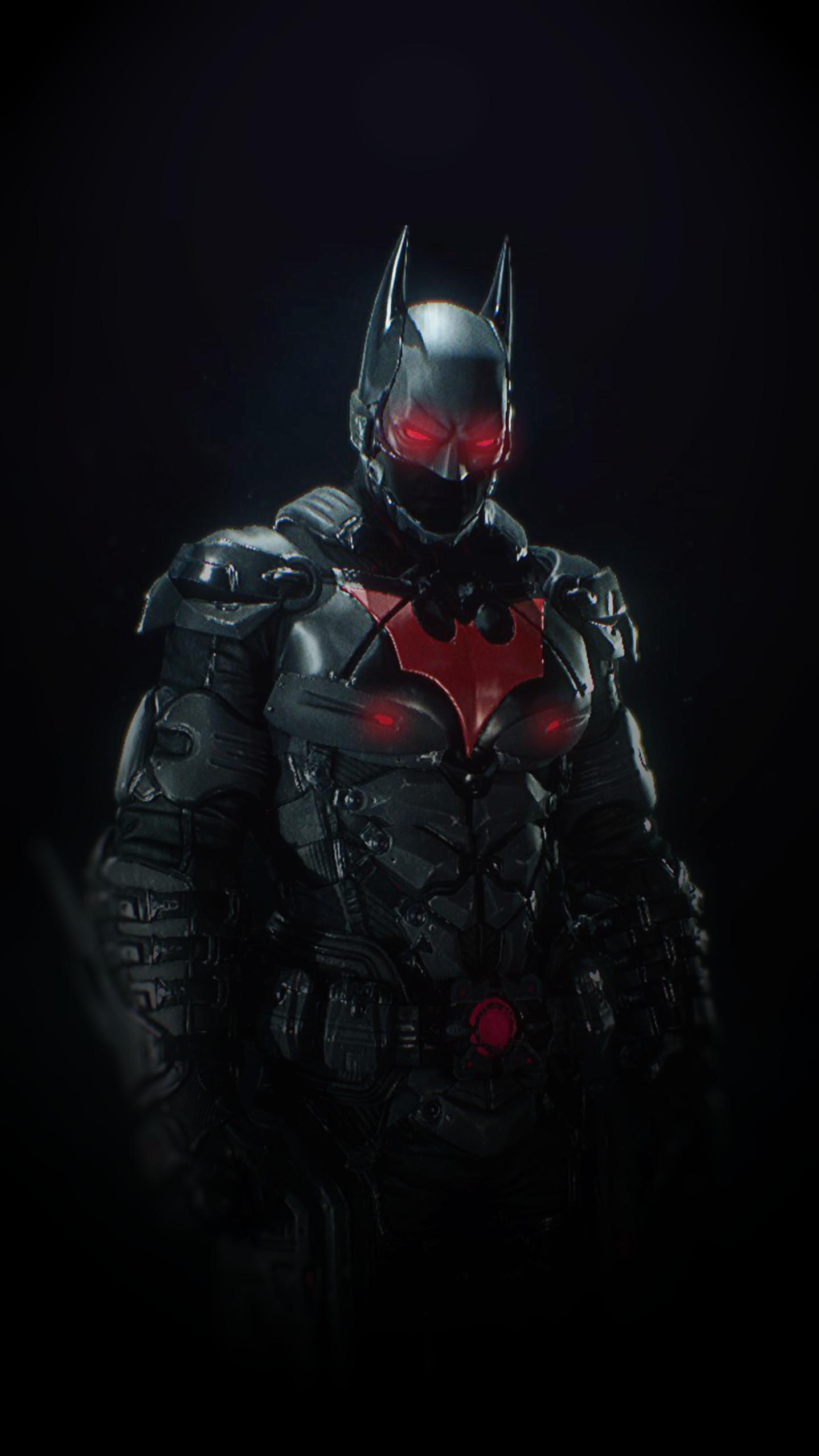 1438x2556 Batman Arkham Knight Suit Batman Beyond Skin A HD Wallpaper