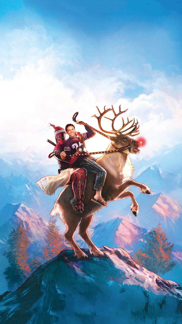 736x1309 Once Upon a Deadpool (2018) Phone Wallpaper. Moviemania. Deadpool wallpaper, Deadpool christmas, Batman wallpaper
