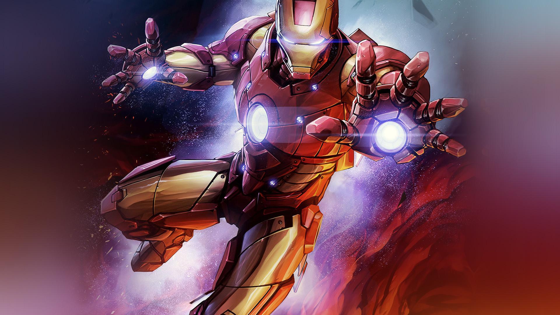 1920x1080 Ironman Hero Marvel Art Wallpaper