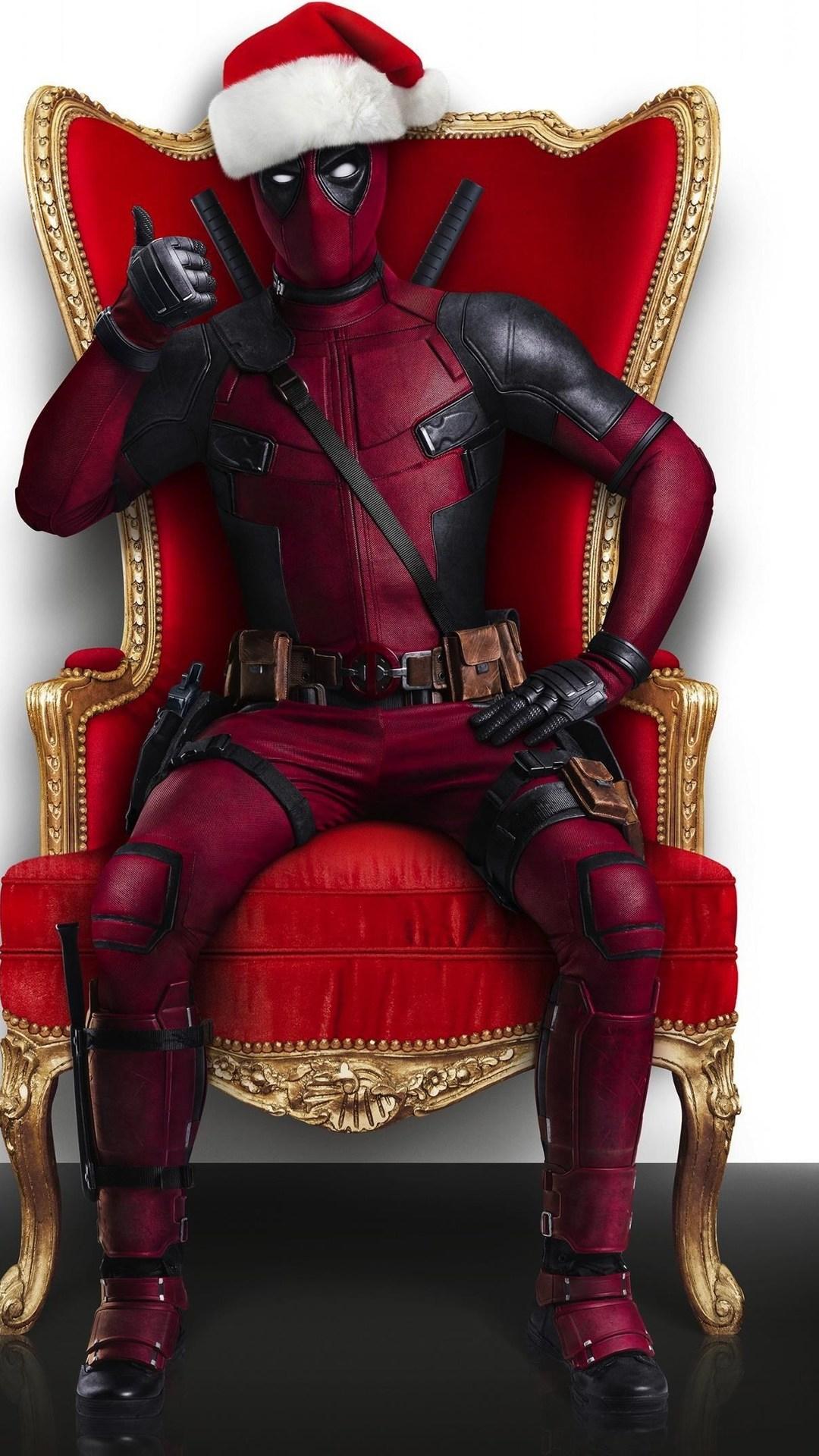 1080x1920 1080x1920 deadpool, movies, marvel comics, 2016 movies, christmas for iPhone 8 wallpaper