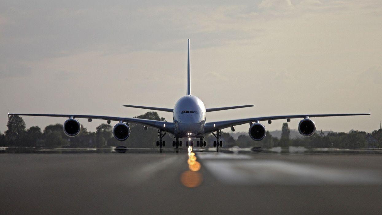1244x700 Aircraft Runway Airbus A380 800 Aviation Runway Lighting Wallpaperx900