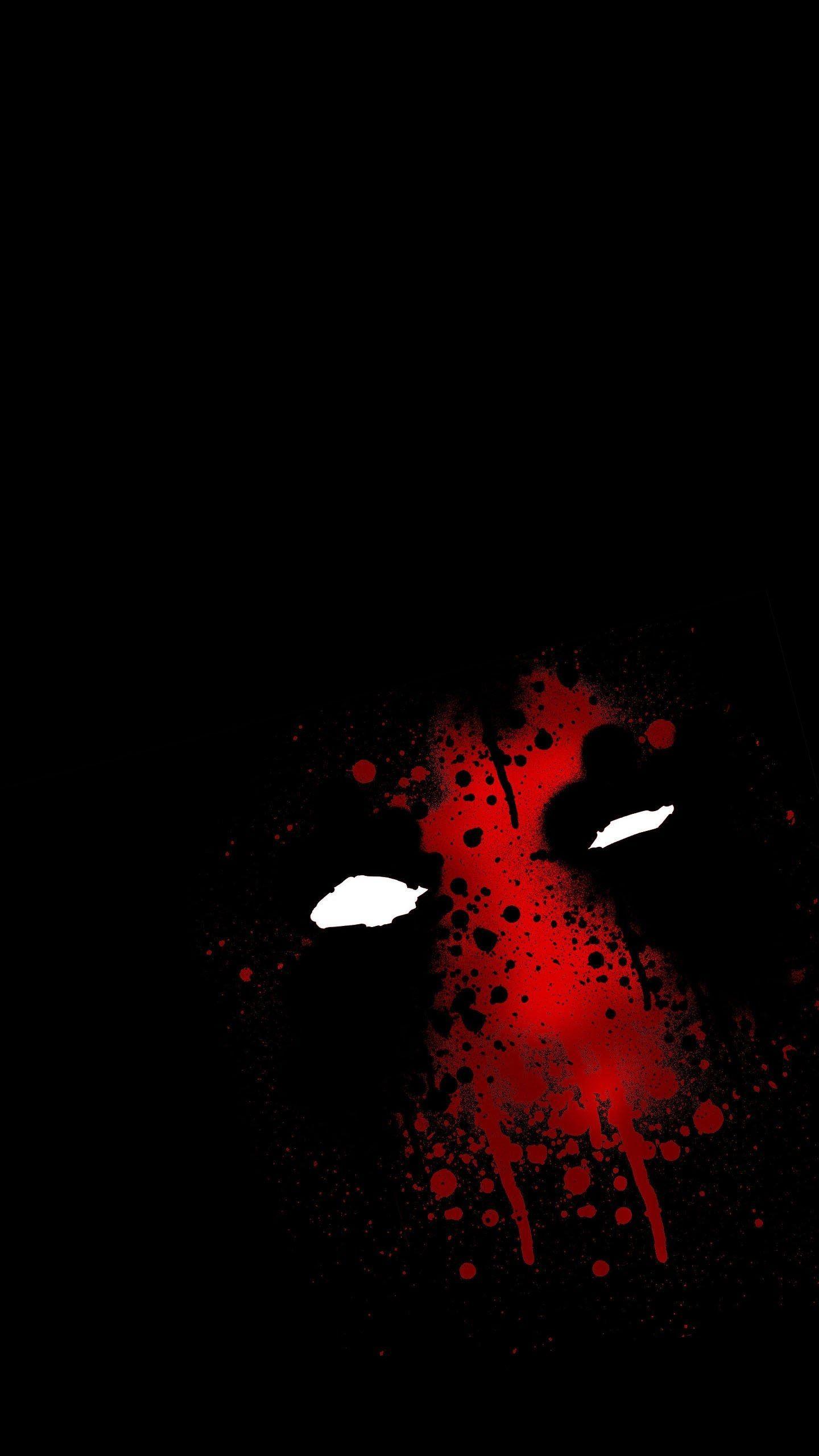 1440x2560 Red and Black iPhone Wallpaper
