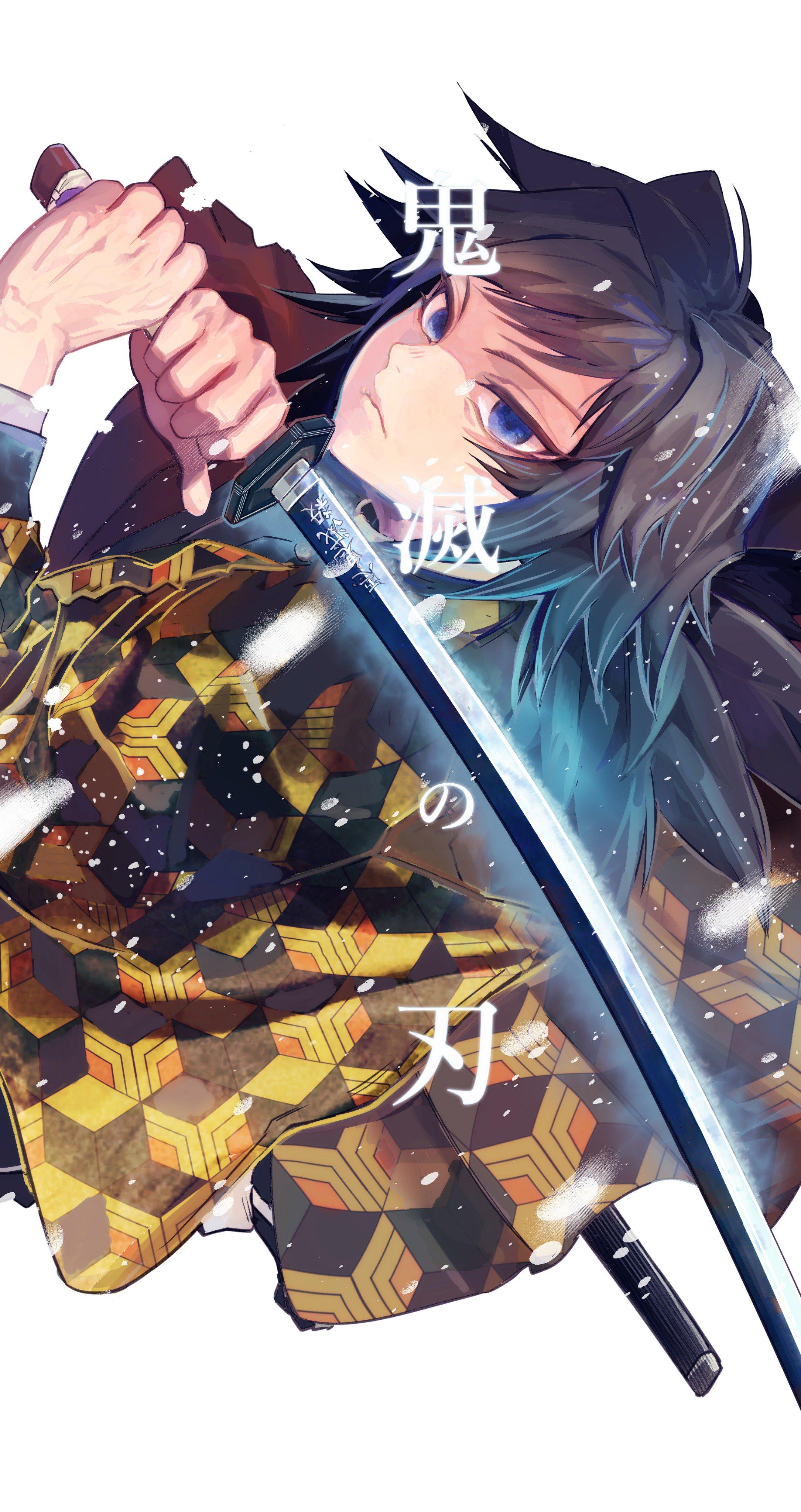 2169x4096 Giyu Tomioka Kimetsu No Yaiba Wallpaper