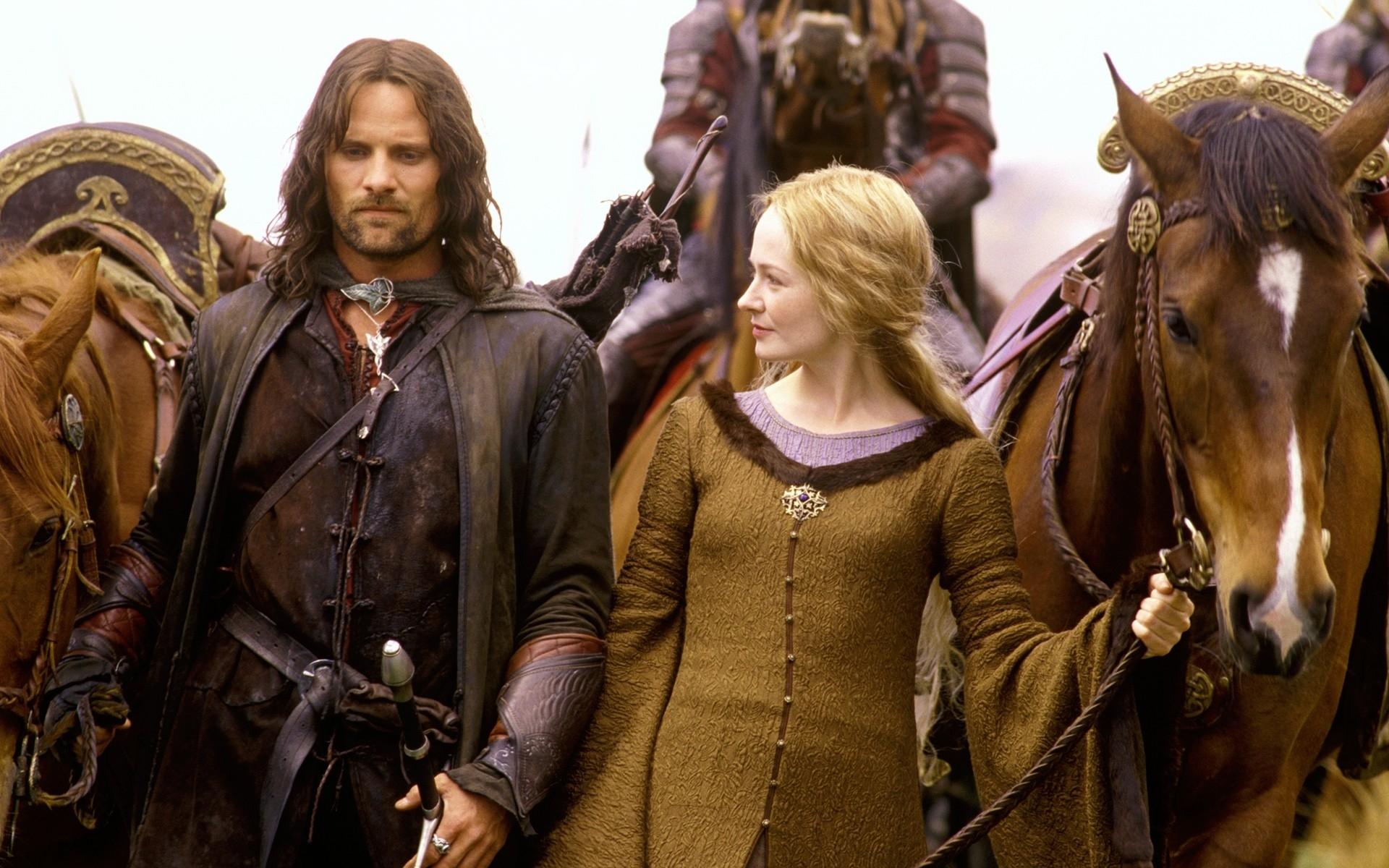 1920x1200 the lord of the rings aragorn horses viggo mortensen eowyn the two towers miranda otto 1920x1200 High Quality Wallpaper, High Definition Wallpaper