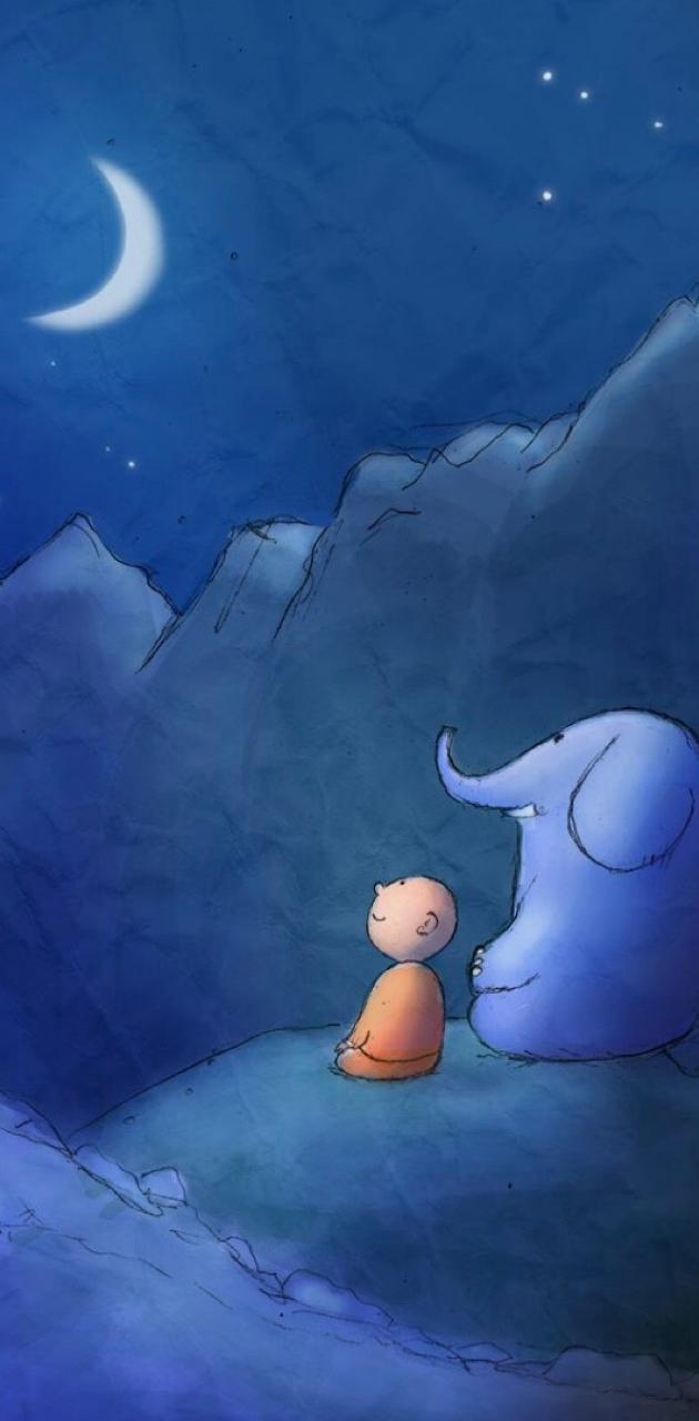 630x1280 Buddha doodles wallpaper