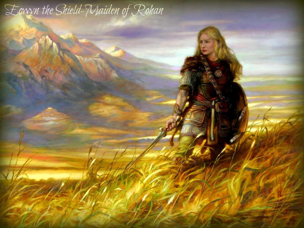 1024x768 Middle Earth And Beyond Wallpaper: Eowyn The Shield Maiden Of Rohan