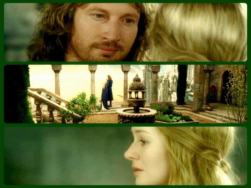 1024x768 Middle Earth And Beyond Wallpaper: Valentine's Day Eowyn And Faramir