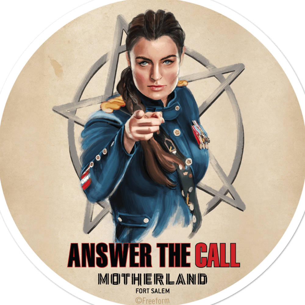 1000x1000 Motherland: Fort Salem Uncle Adler Die Cut Sticker