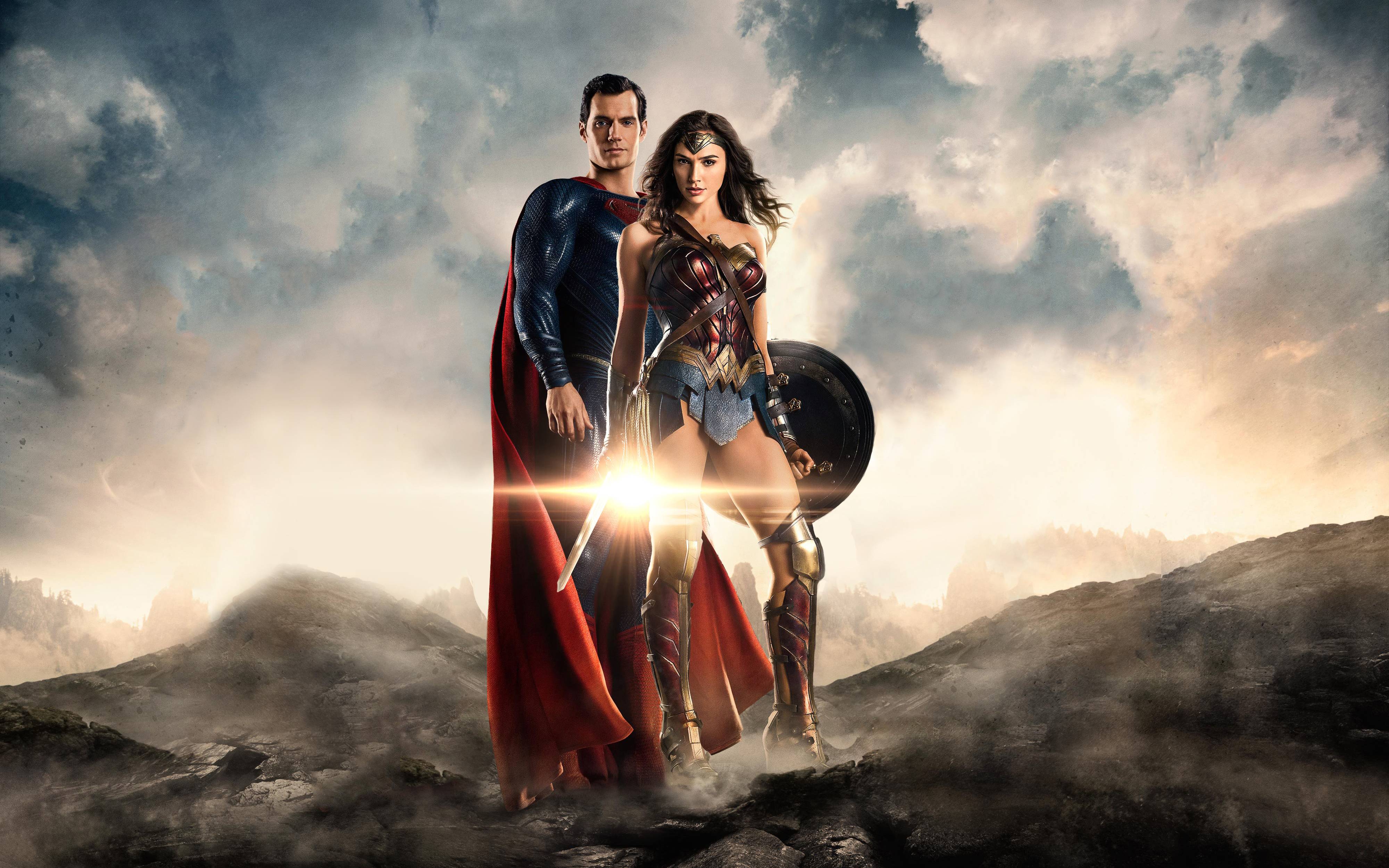 4000x2500 Superman Wonder Woman in Justice League 4K Wallpaper